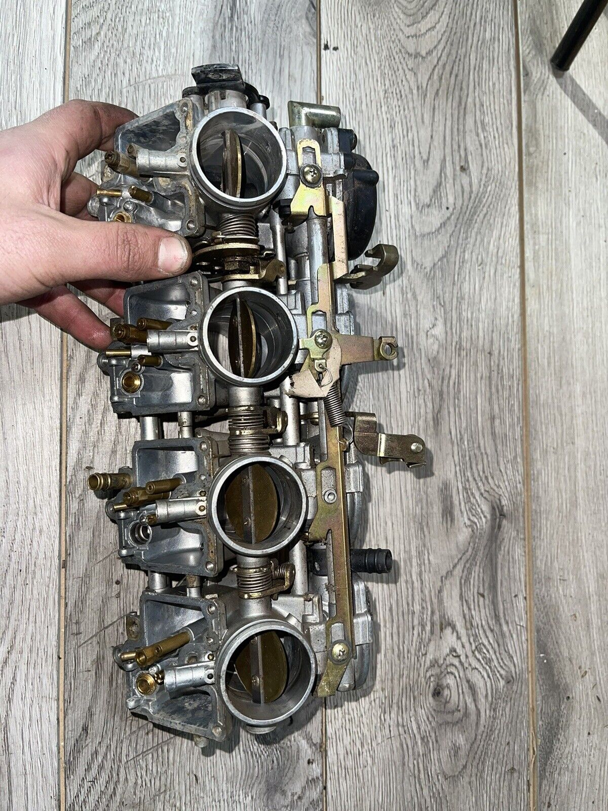00 01 2000 2001 Yamaha Yzf R1 Carburetors Carbs Carburetor Throttle Bodies