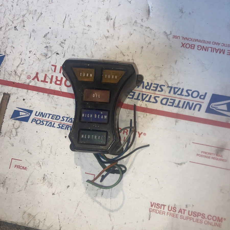 1981 HONDA CB750 CB 750 SIGNAL NEUTRAL DASH INDICATOR PANEL LIGHT