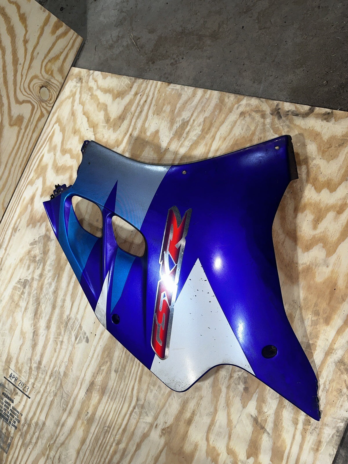 93-98 Suzuki GSXR1100 RIGHT Lower Mid Upper Side Fairing Cowl