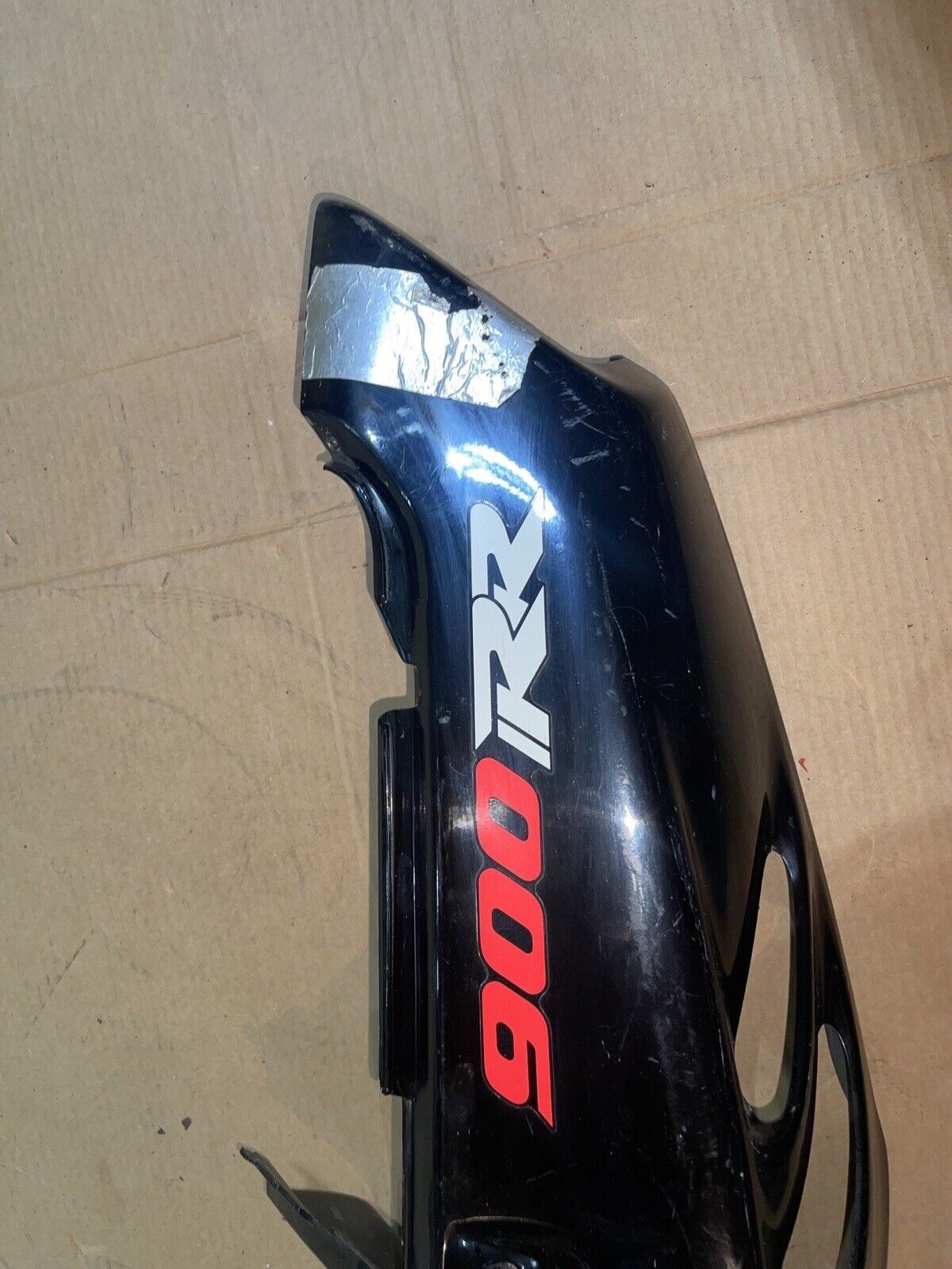 1998 98 Honda CBR900RR Rear Left Side Cover Tail Fairing Cowling Cowl Plastic