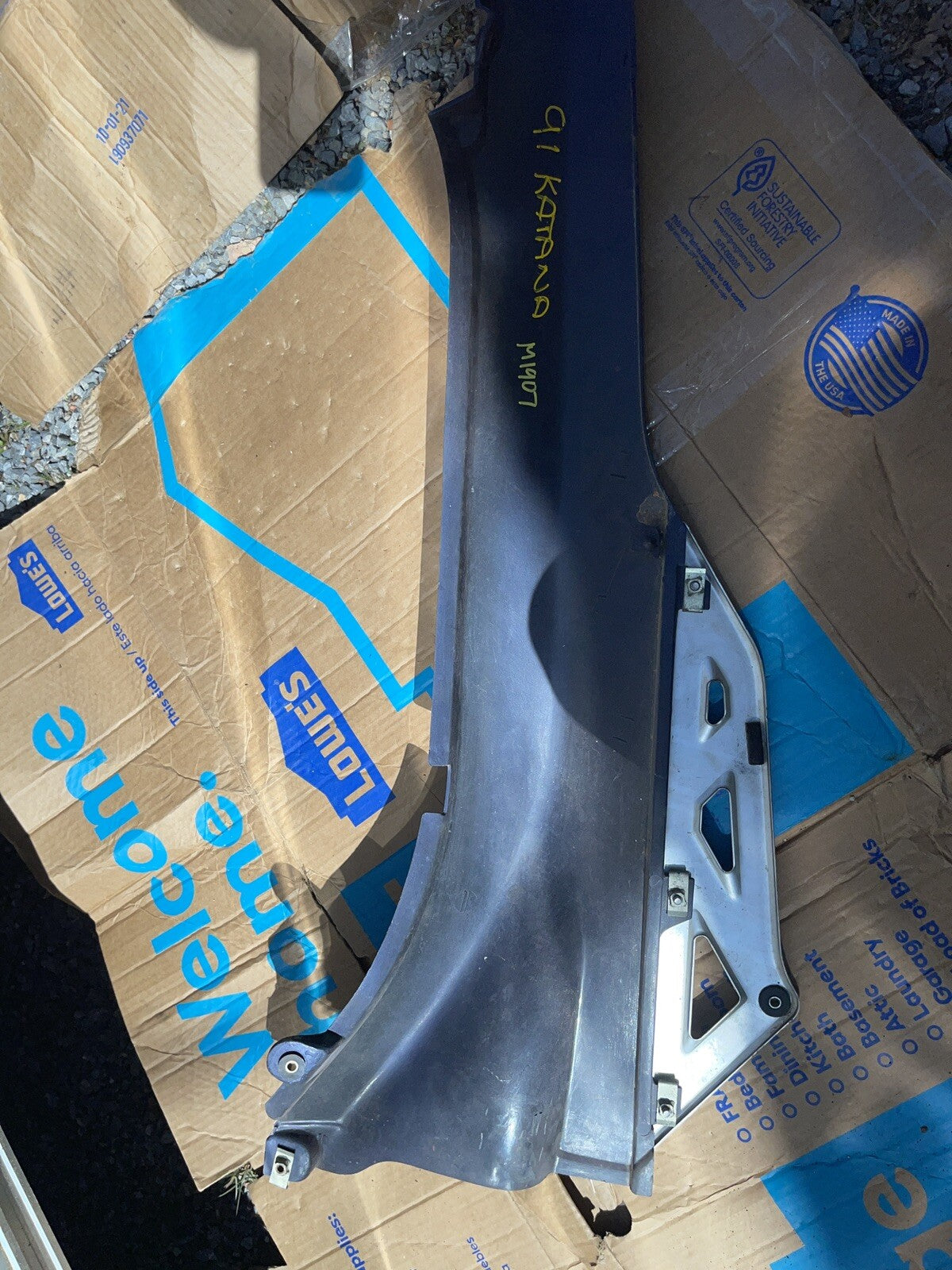 88-97 SUZUKI KATANA 600 GSX600F RIGHT REAR BACK TAIL FAIRING COWL SHROUD