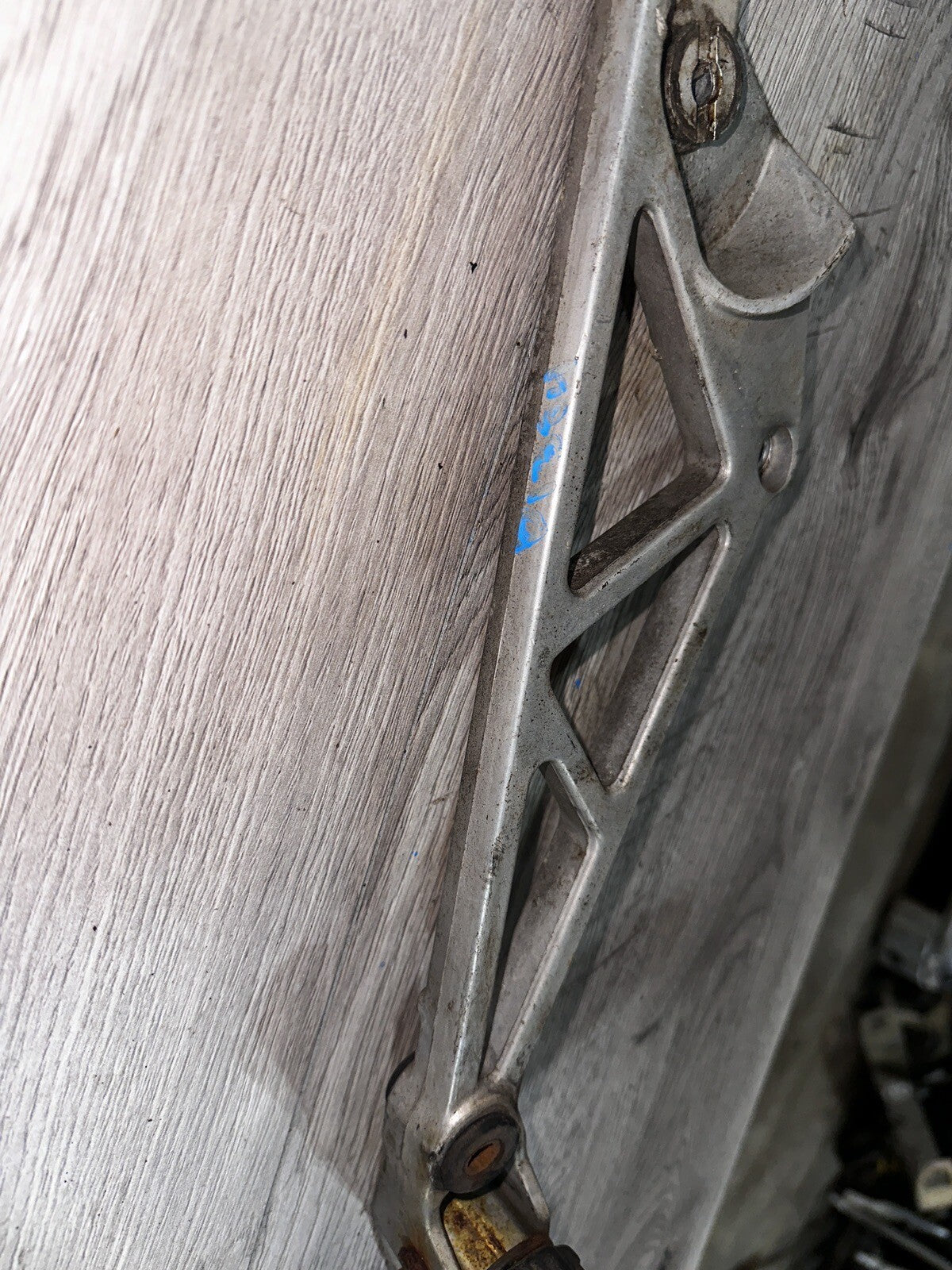 1984 84-85 Honda Interceptor 700 VF700 Left Foot Peg Bracket Mount Oem