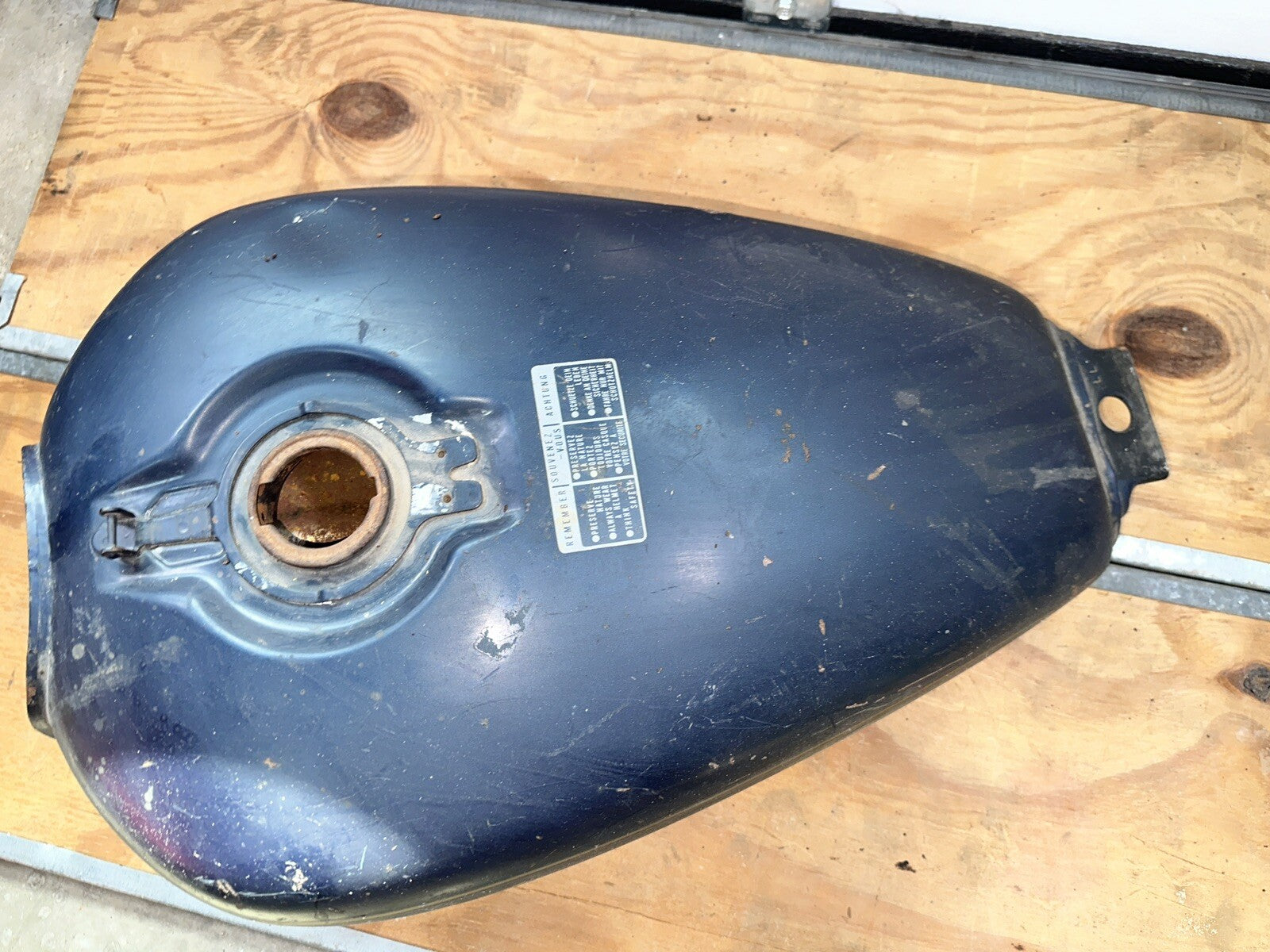 1980 80 Honda CX500 Red Gas Petrol Fuel Tank Reservoir