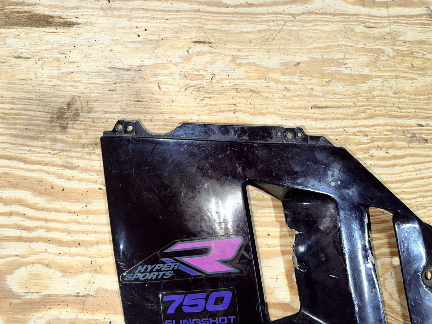 1991 91-92 Suzuki GSXR750 GSXR 750 Left Side Mid Fairing Cowl Body 