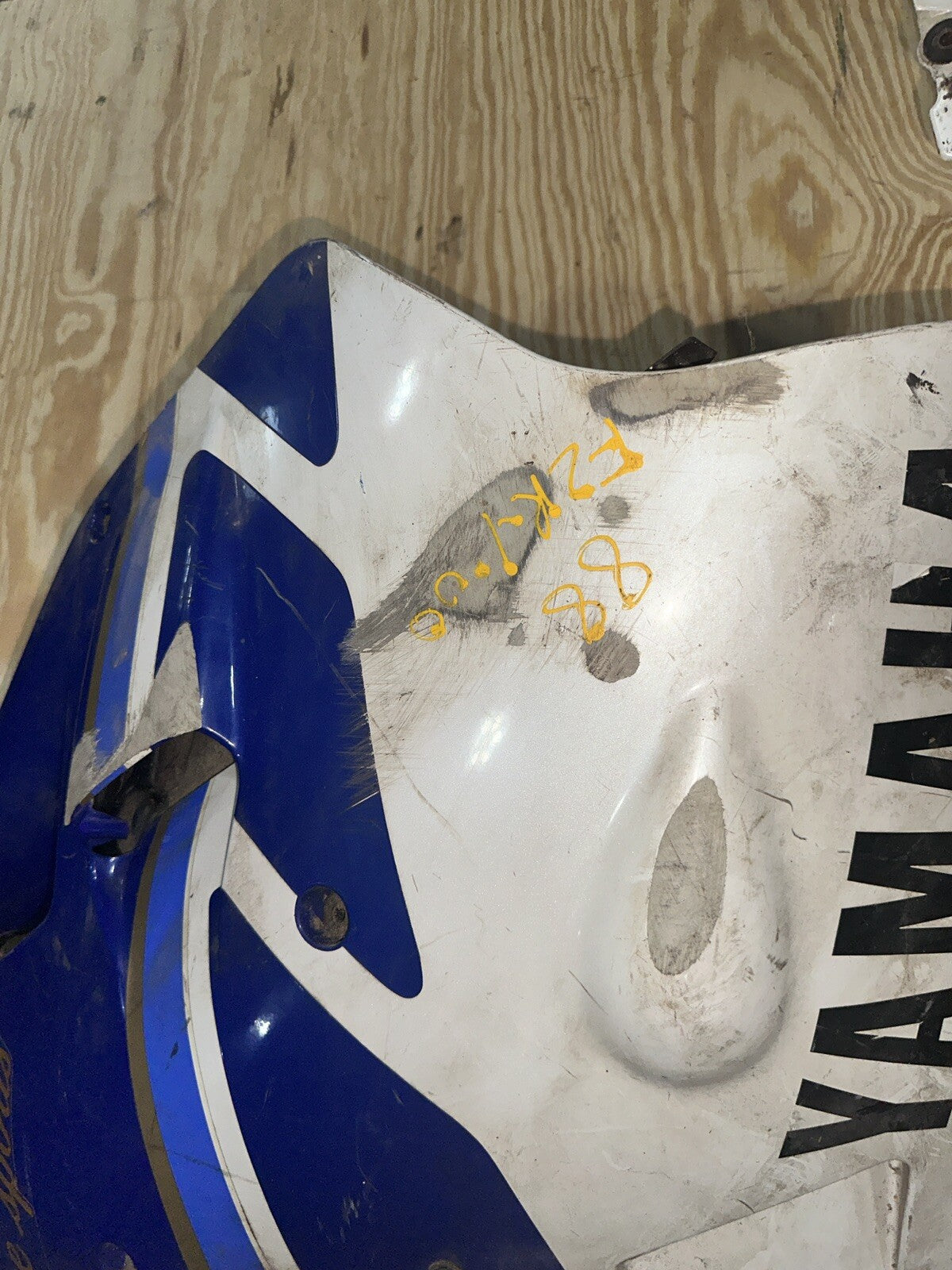 Yamaha FZR1000 FZR 1000 Left Side Fairing Cowl Body 
