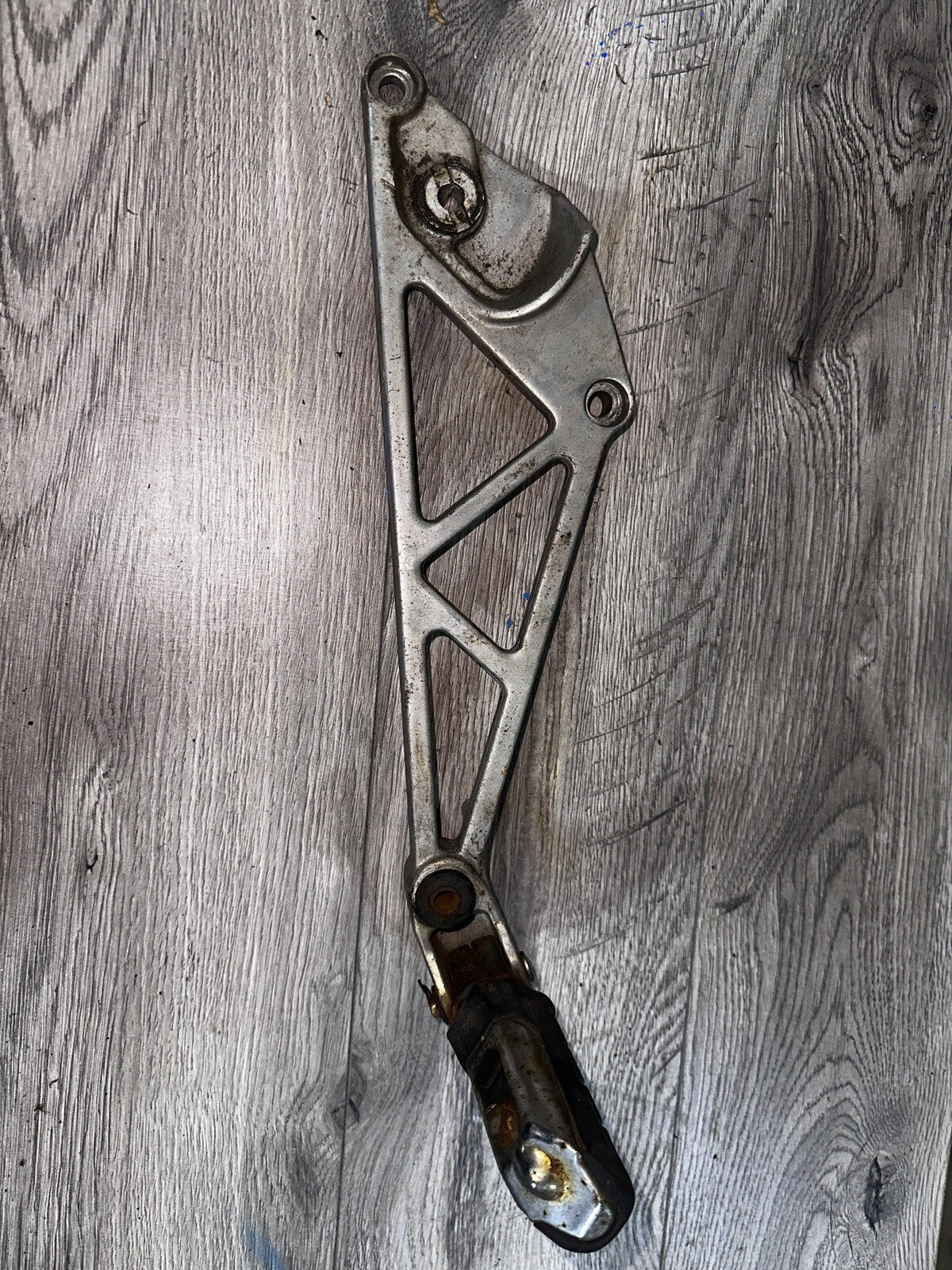 1984 84-85 Honda Interceptor 700 VF700 Left Foot Peg Bracket Mount Oem