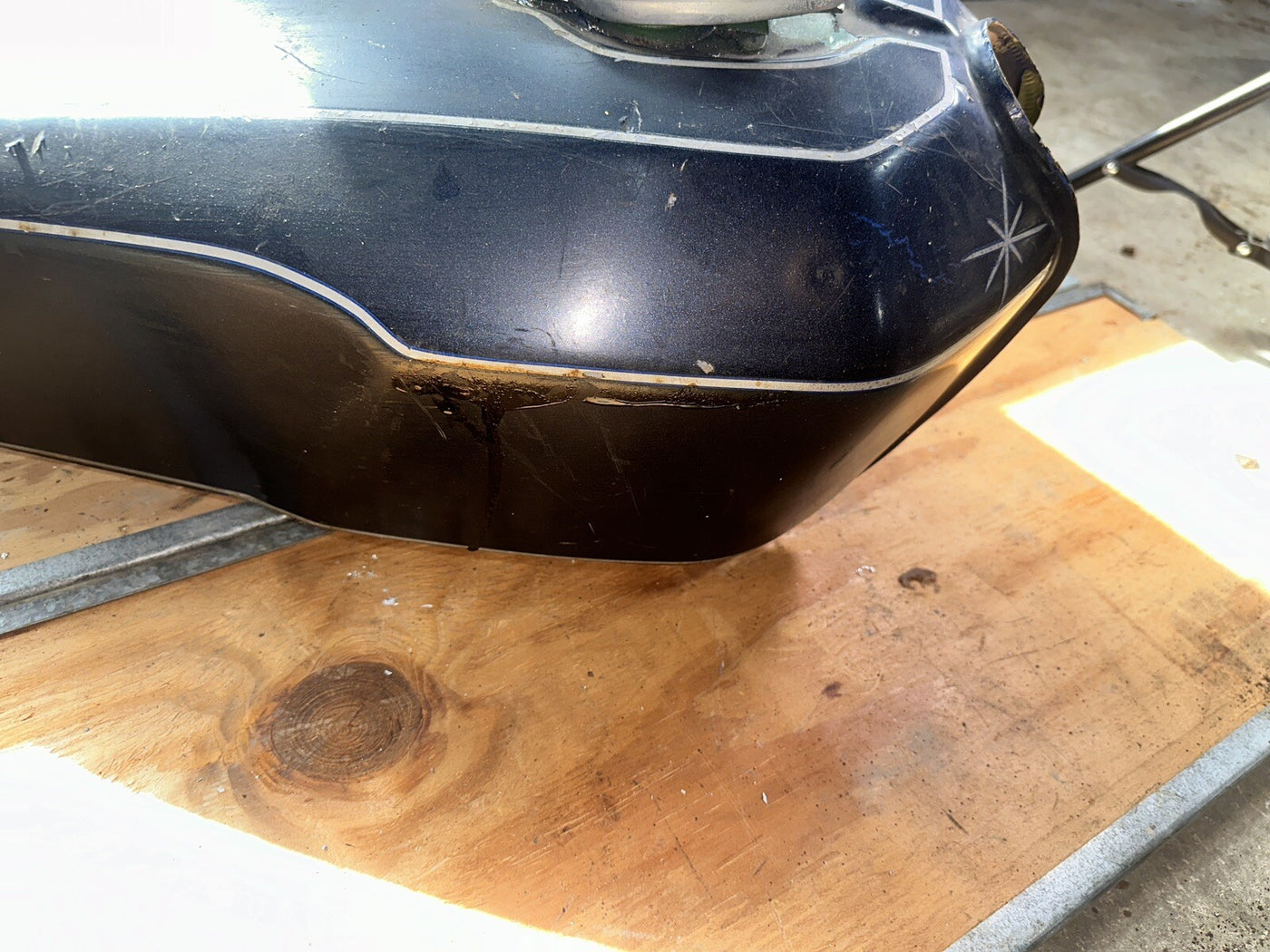 1976-1979 Yamaha Rd 250 Gas Tank Fuel Tank