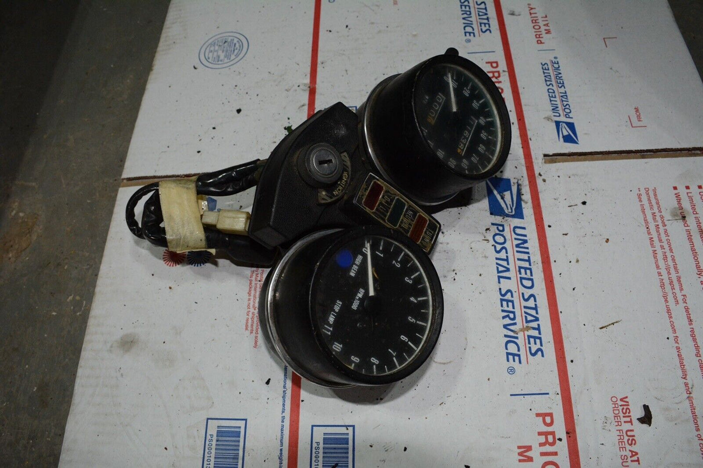 77 78 Kawasaki KZ400 KZ 400 Ignition Speedometer Speedo Gauge Cluster Gauges 