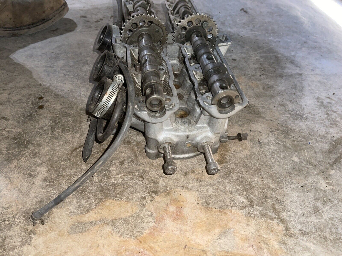 01 Yamaha Fz6 Engine Top End Cylinder Head OEM