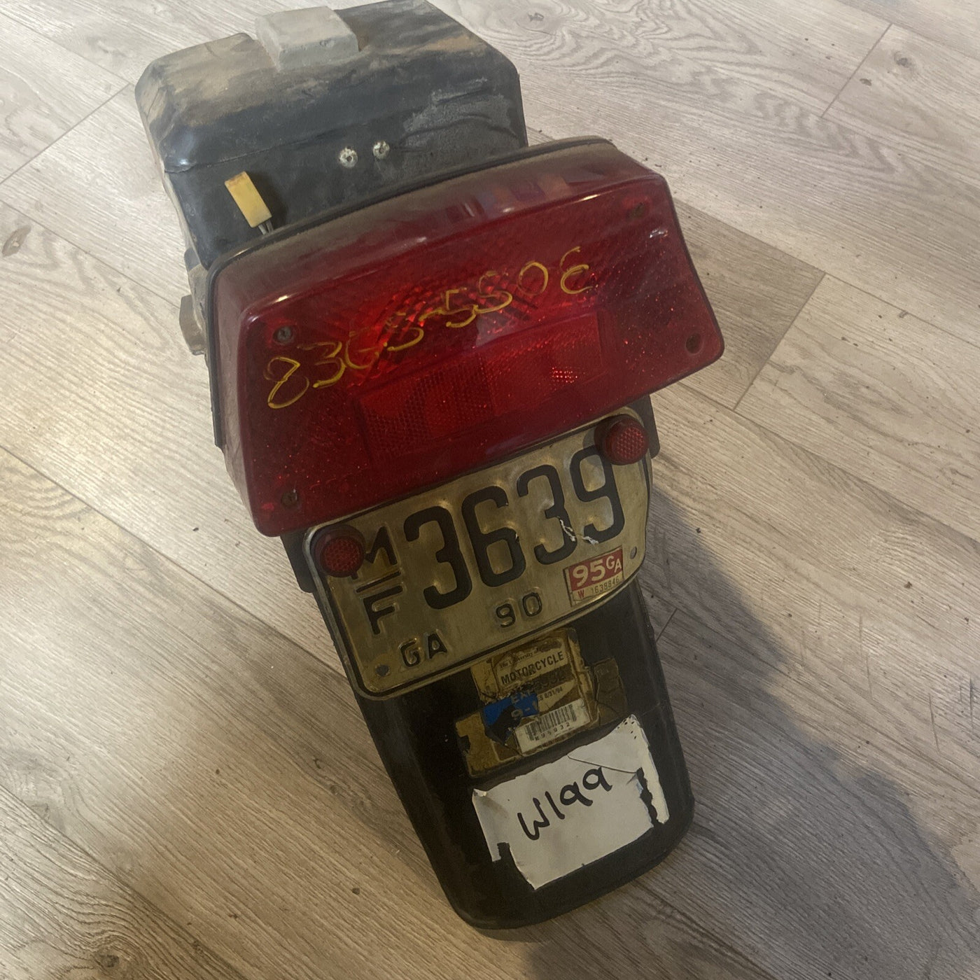 1983 Suzuki GS550E Tail Light Assembly in Good Condition
