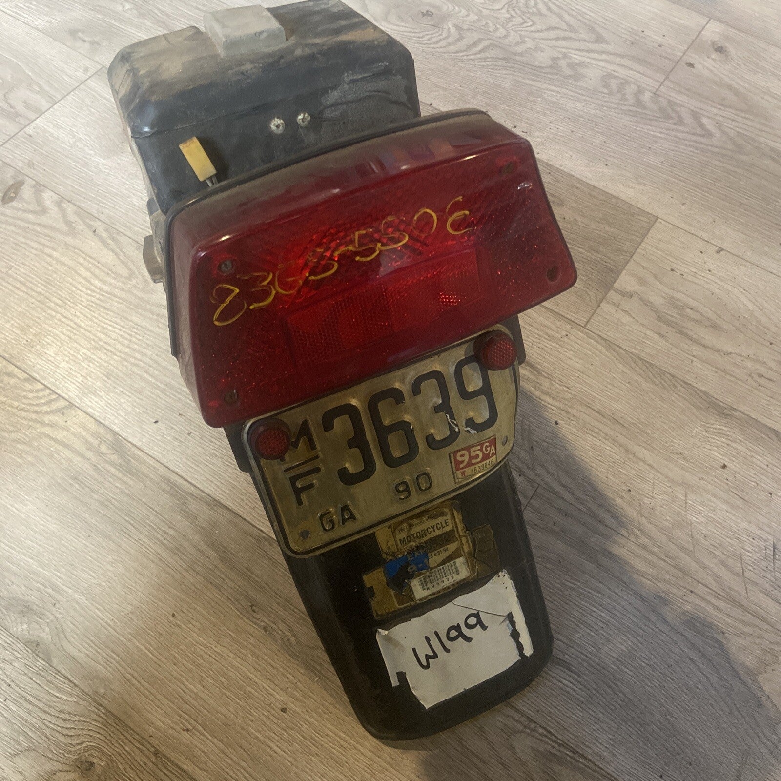 1983 Suzuki GS550E Tail Light Assembly in Good Condition