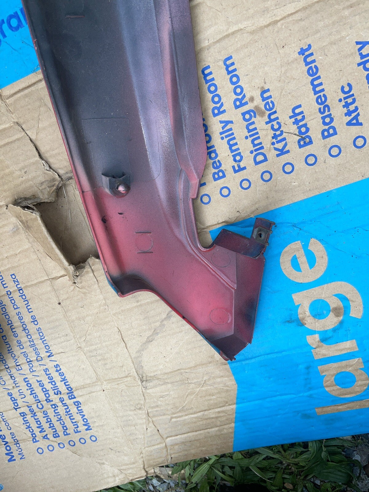 1994 Suzuki GS500E RIGHT REAR BACK TAIL FAIRING SHROUD PLASTIC GS 500 94