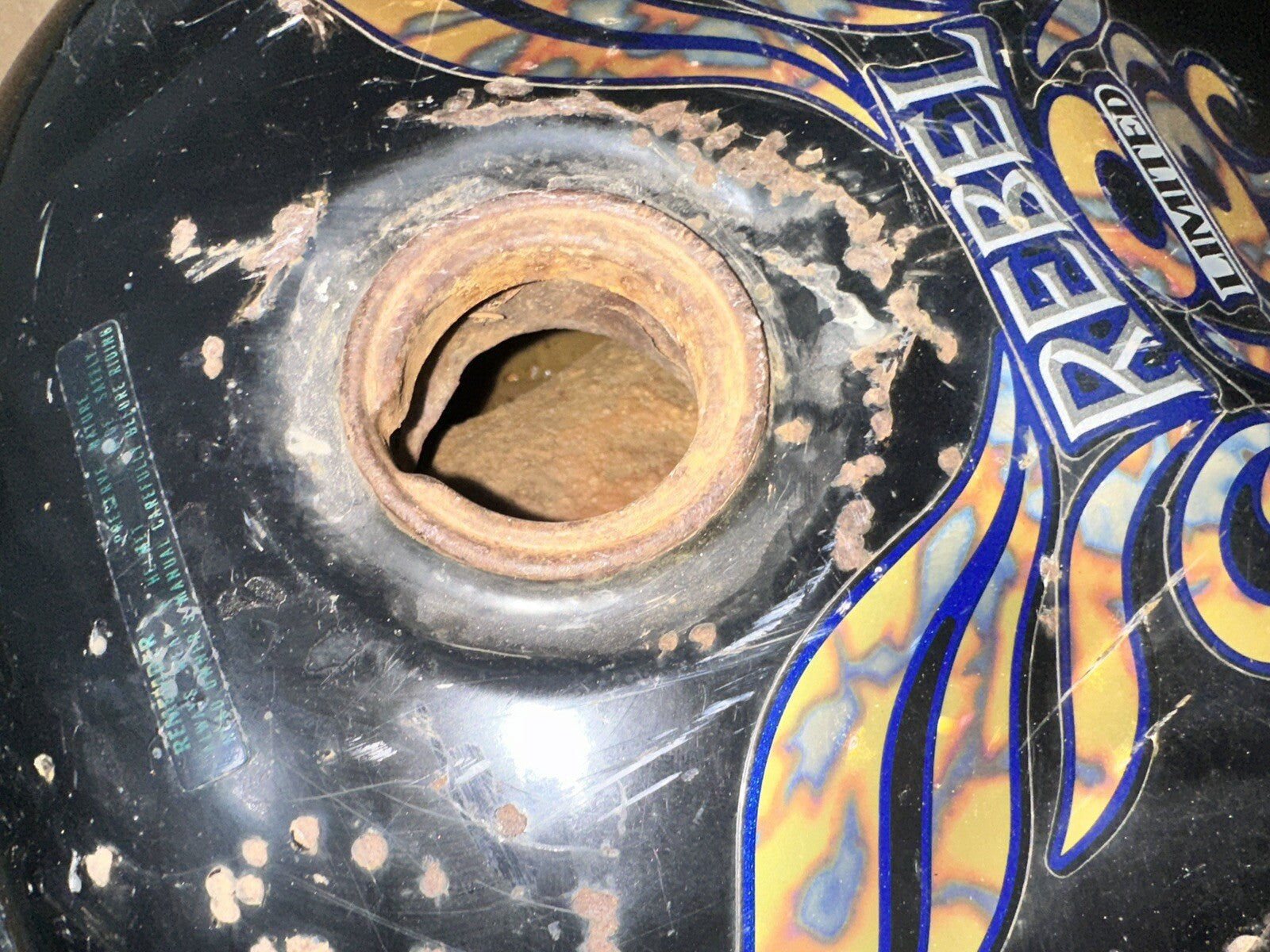 1985-1986 Honda CMX 250 Rebel Gas Fuel Tank 17530-KR3-000ZB