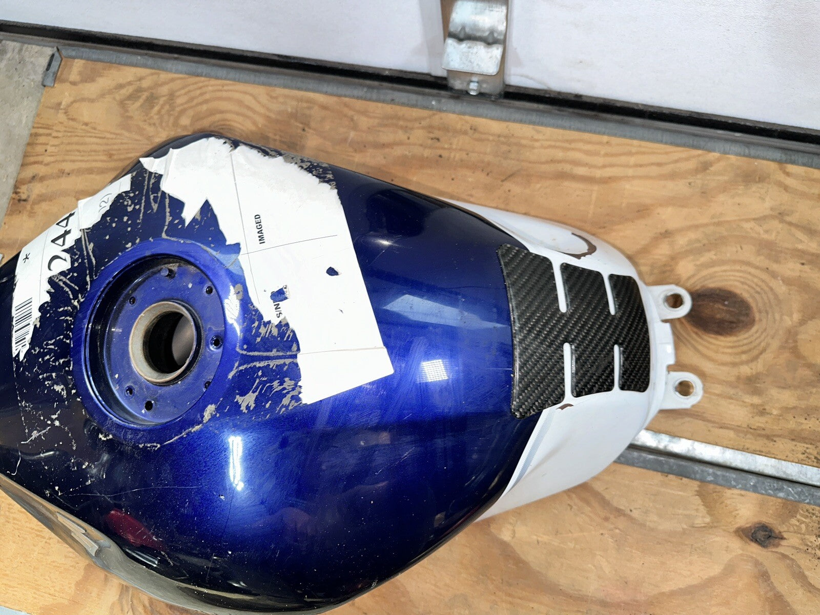 96-00 Bandit 1200S GAS TANK FUEL CELL PETROL RESERVOIR GREEN OEM