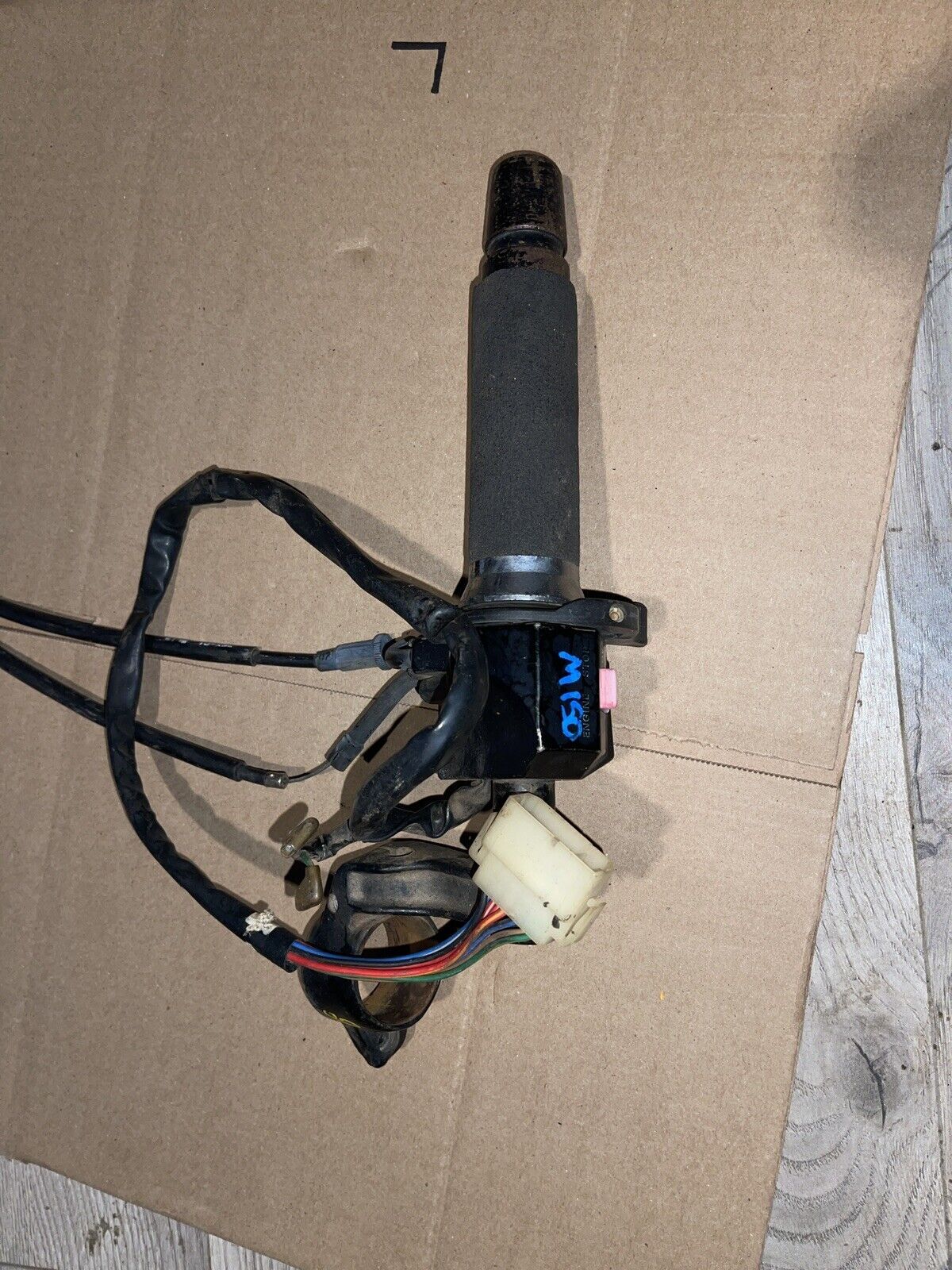 1986 Yamaha FJ1200 FJ 1200 Y752> right side handlebar clip on