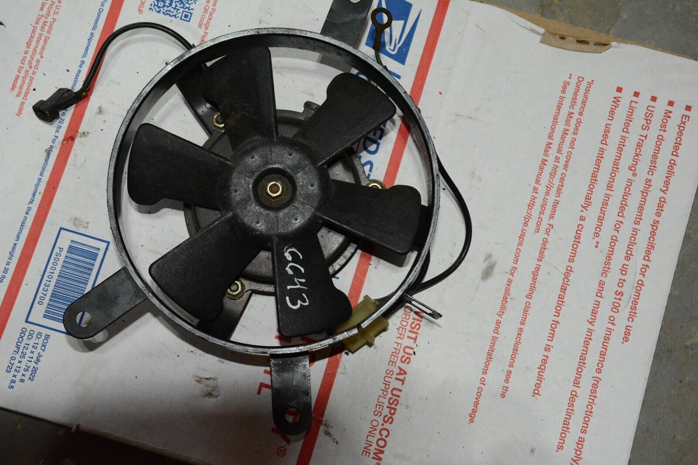 99 honda nt 650 radiator fan