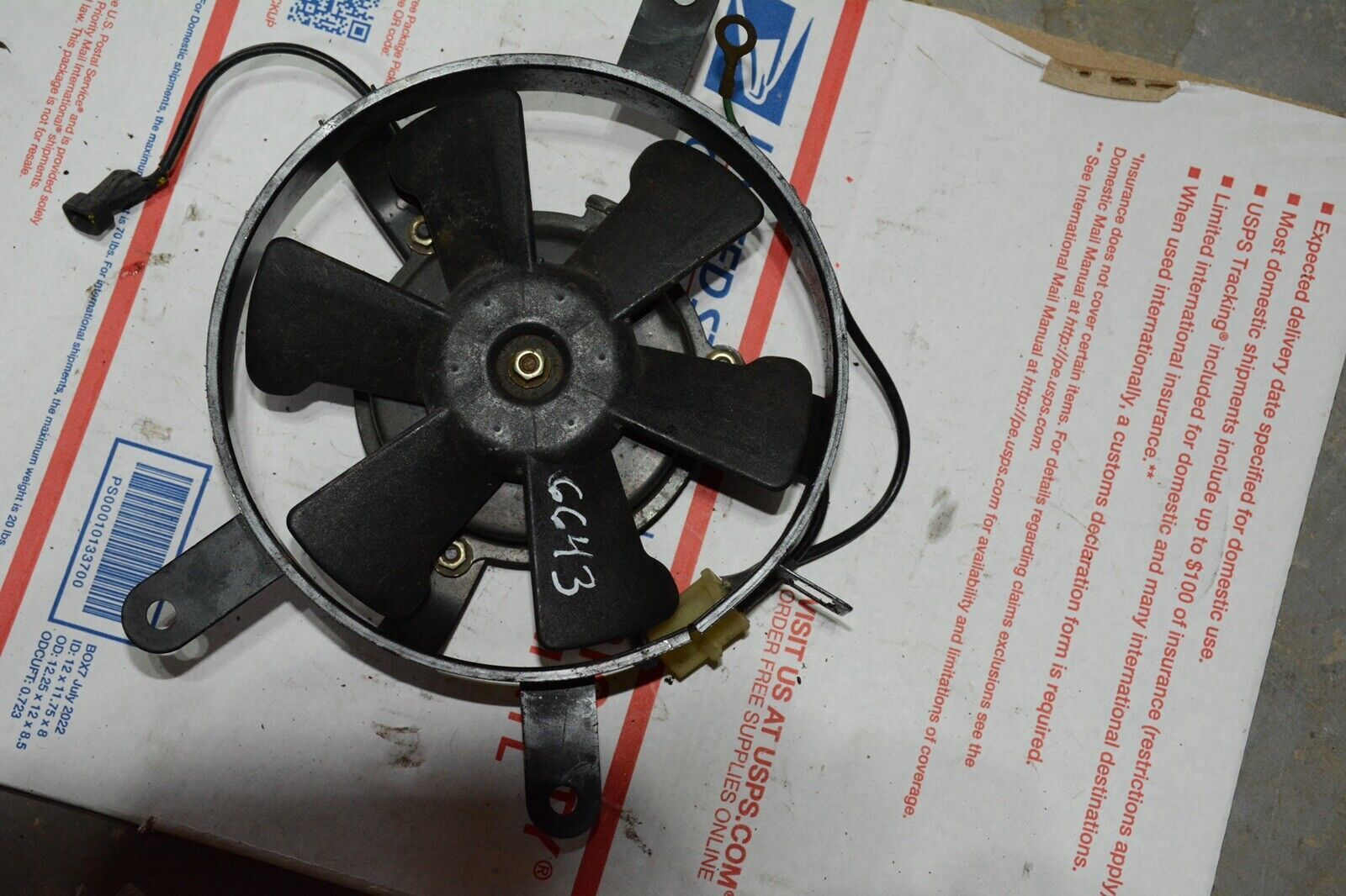 99 honda nt 650 radiator fan