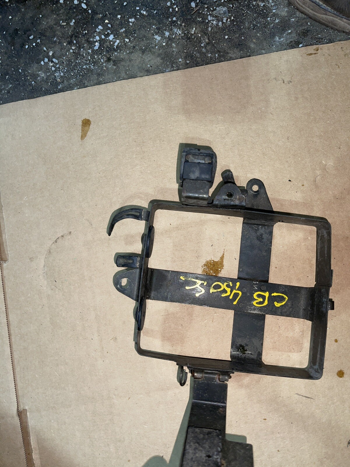82 Honda Nighthawk CB 450 SC  Battery Box Tray Holder Case