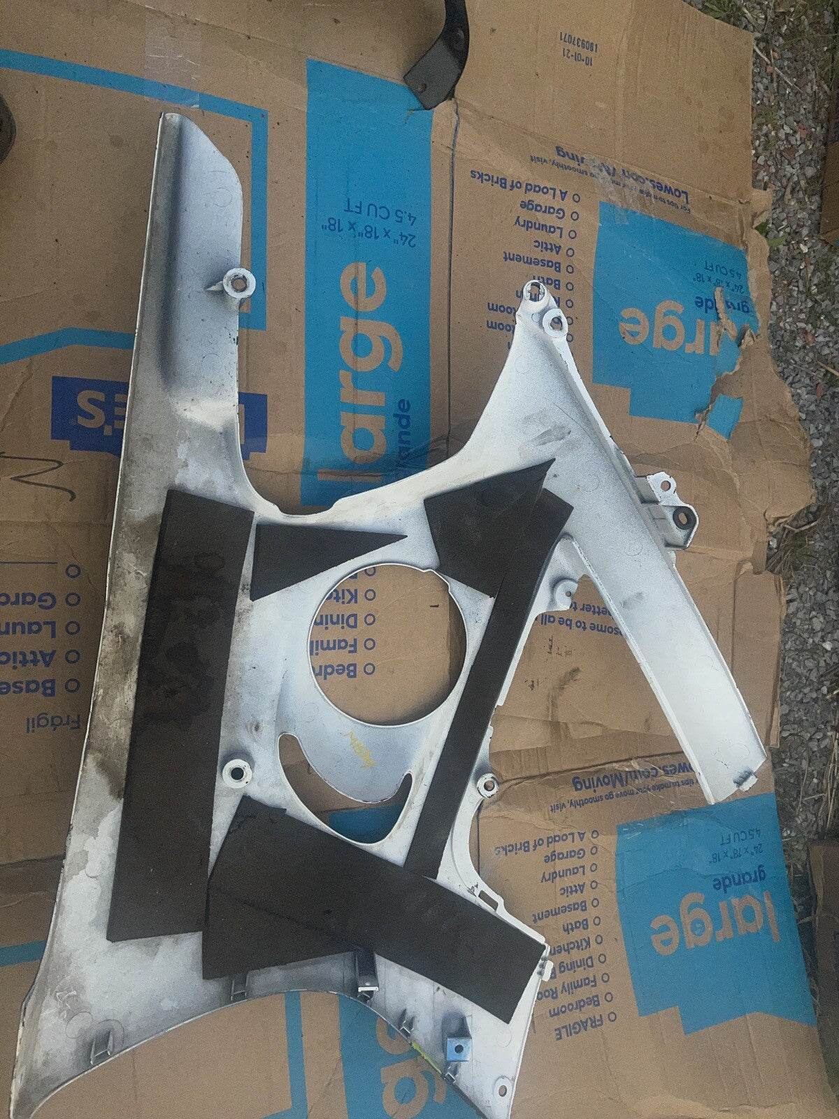 Honda 1993 CBR600F2 CBR 600 F2 Left Side Frame Cowl Fairing 64350-MV9-0000