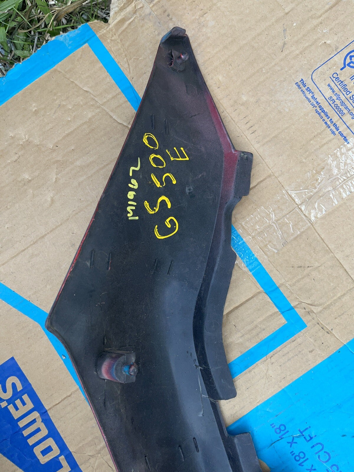 1994 Suzuki GS500E RIGHT REAR BACK TAIL FAIRING SHROUD PLASTIC GS 500 94