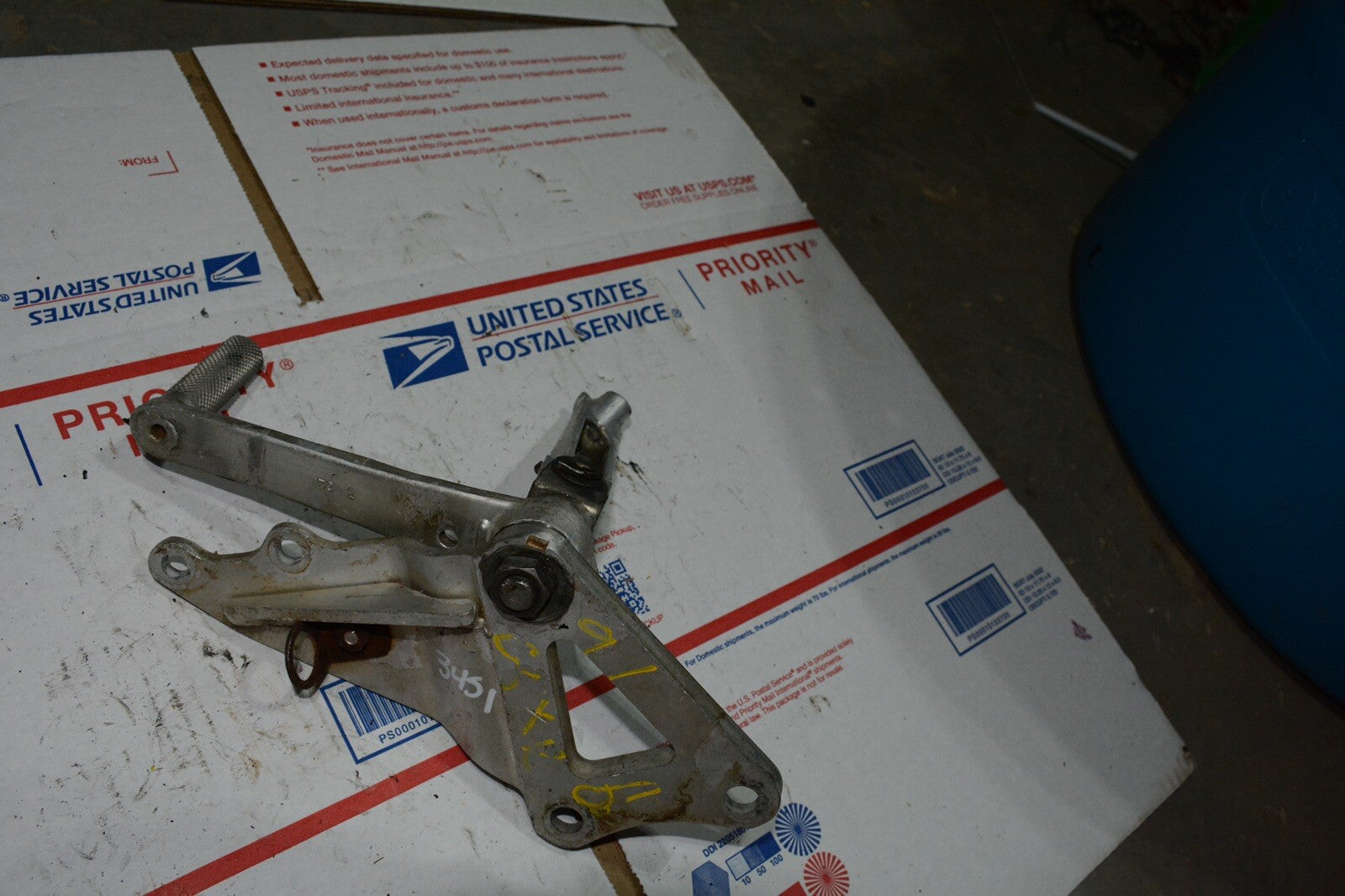 90 91 92 1991 SUZUKI GSXR 750 1100 OEM RIGHT REARSET BRAKE PEDAL