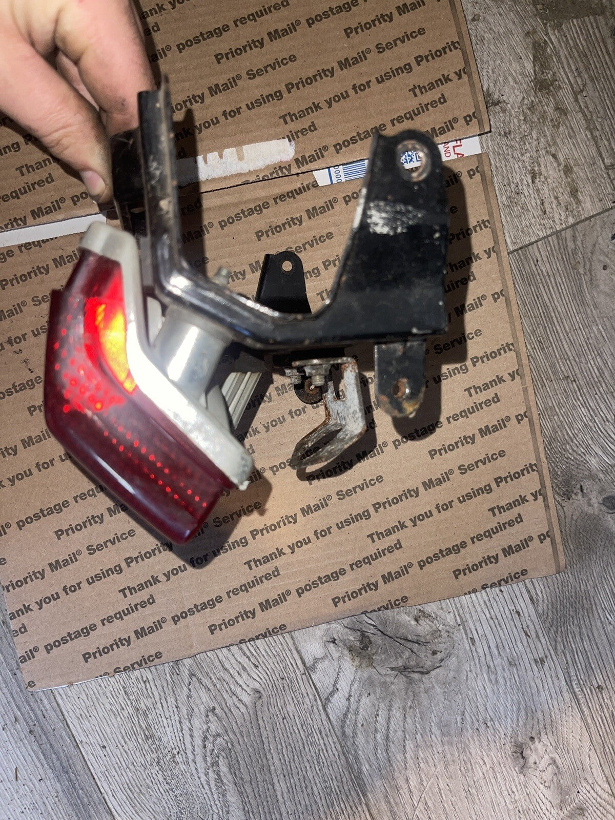 93-02 KAWASAKI NINJA ZX6 ZX600E Taillight Tail Stop Brake Light Mount Bracket 