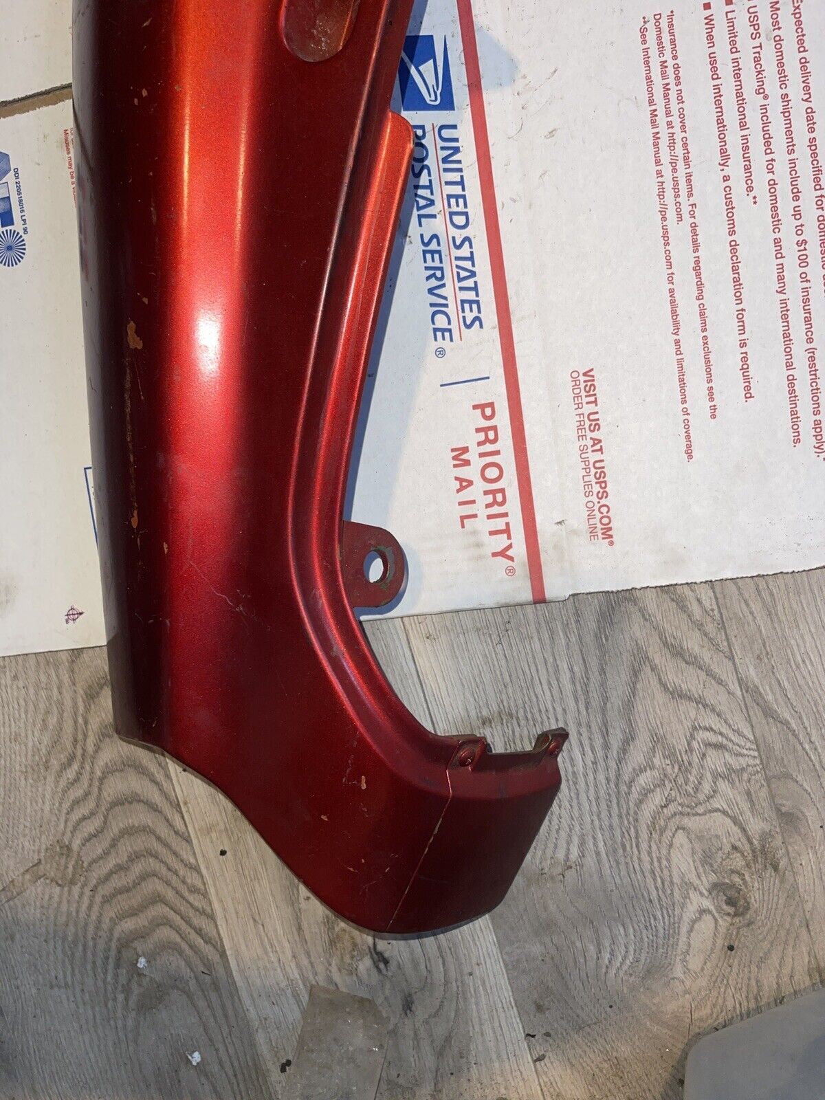1993 Suzuki GSXR 750 fairing bodywork rear left tail plastic OEM 600 93 94 95
