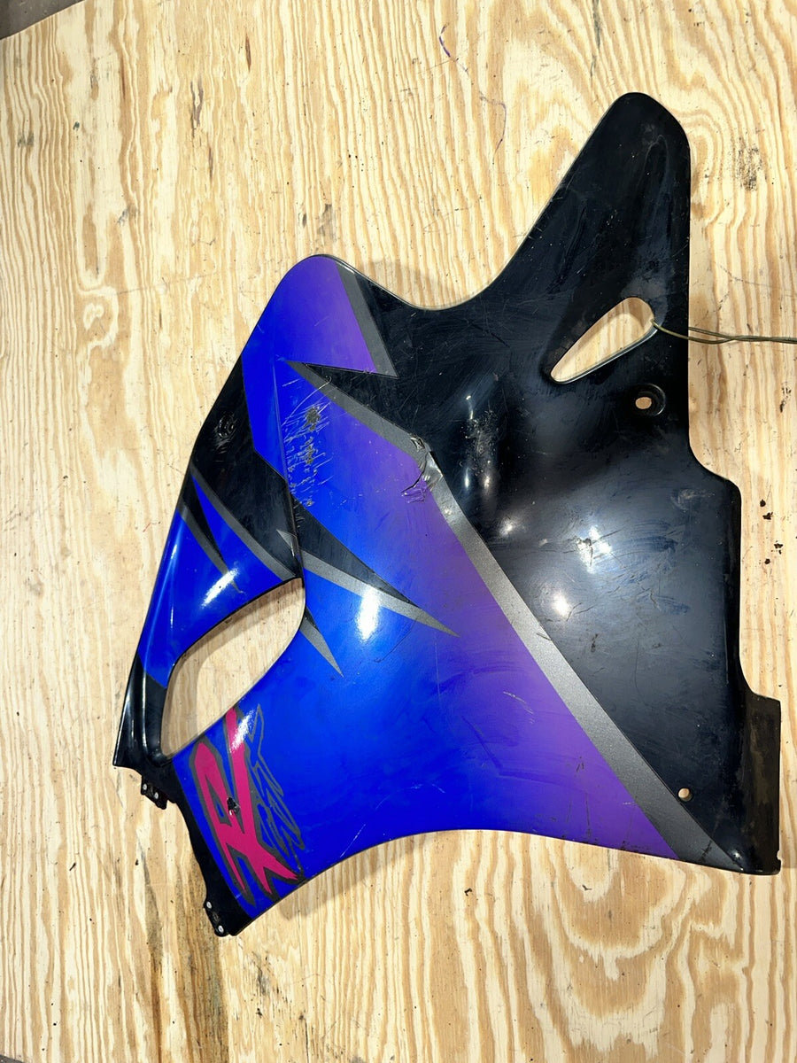 92 93 SUZUKI GSXR 600 750 LEFT SIDE LOWER FAIRING COWL OEM 94481-17E0