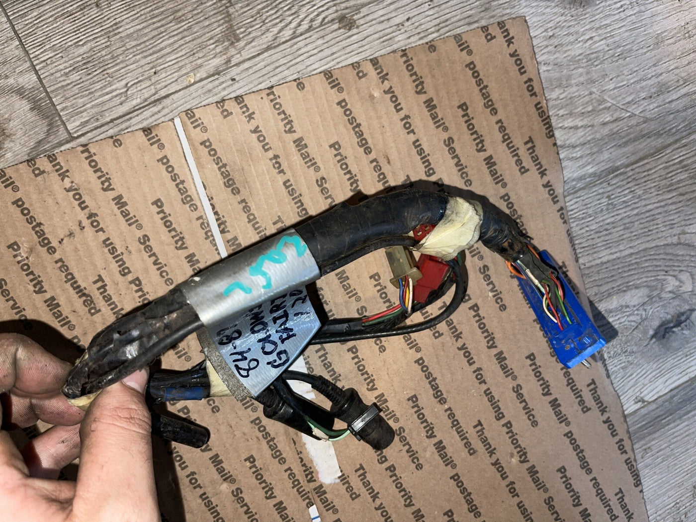 84 85 86 HONDA GOLDWING GL1200 RADIO WIRING HARNESS