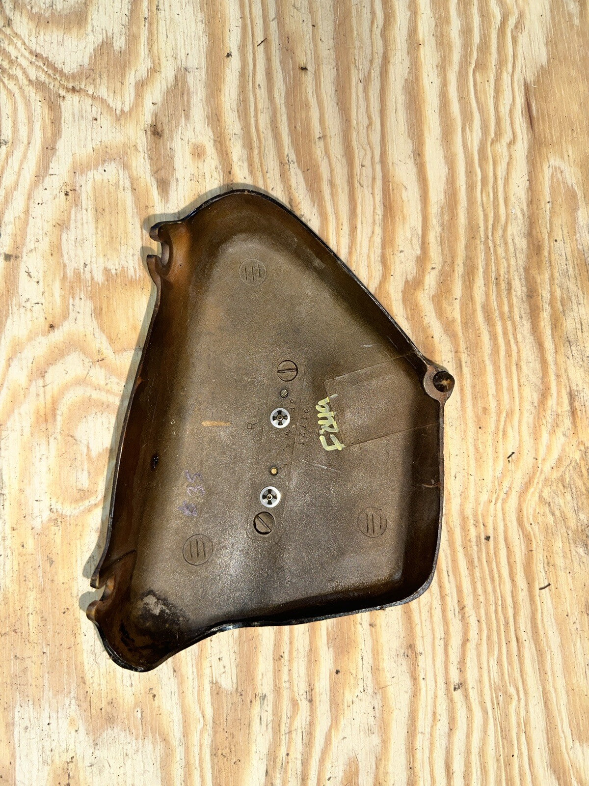 1980 80 76-83 Yamaha XS400 XS 400 Special Left Plastic Side Cover Panel Red 