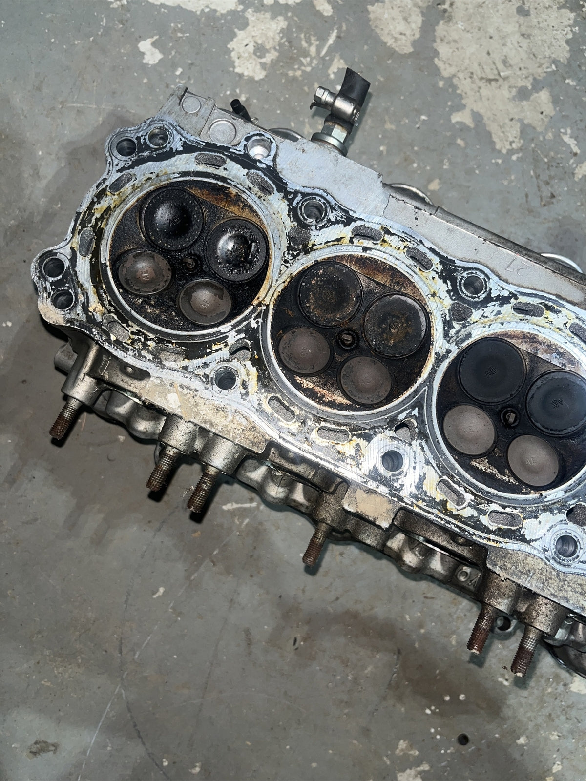 1995 HONDA CBR900 CYLINDER HEAD W/ VALVES CBR 600