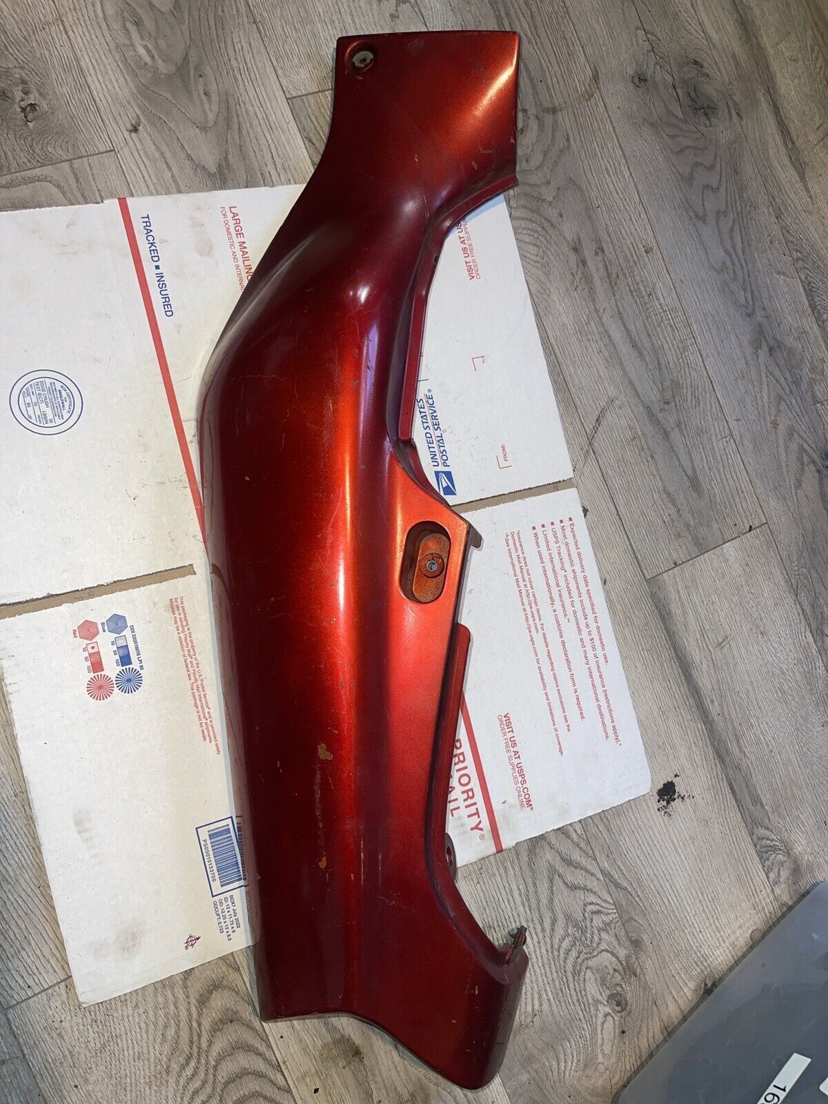 1993 Suzuki GSXR 750 fairing bodywork rear left tail plastic OEM 600 93 94 95