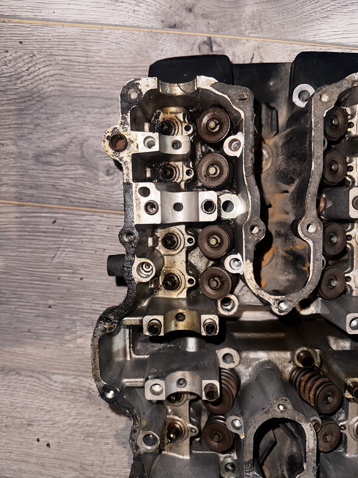 1983 Honda Cb550sc Cb 550 Nighthawk Engine Cylinder Head