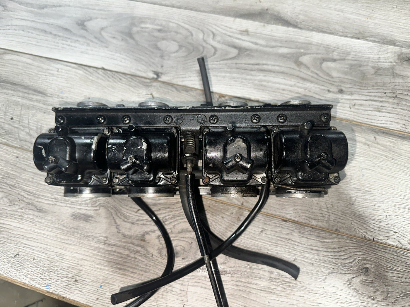 1984-85 KAWASAKI GPZ 550 ZX550 ZX KZ 550 CARBS CARBURETORS NEEDS CLEANING