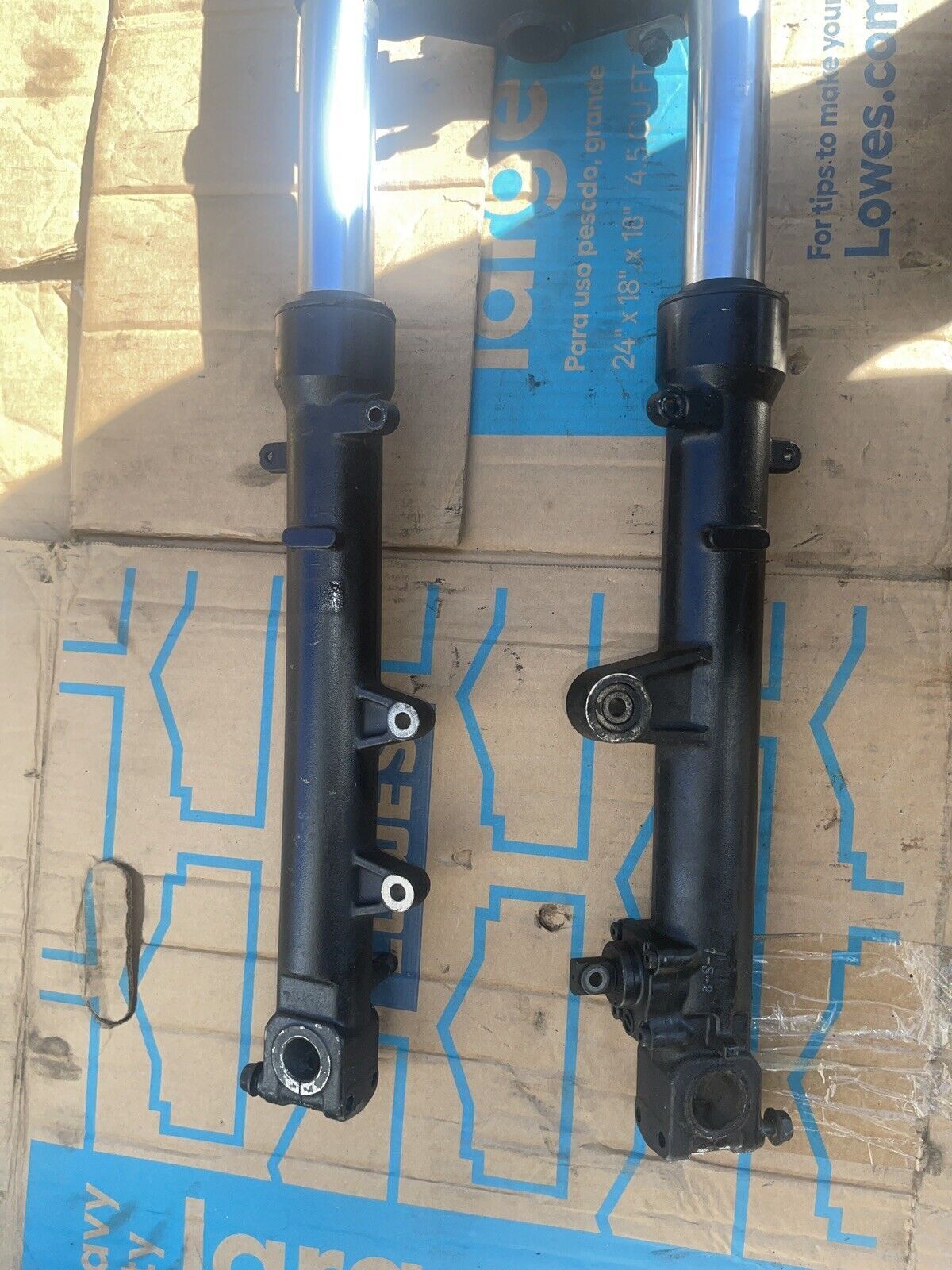 88-90 HONDA CBR600 F1 HURRICANE FRONT FORKS *SLIGHTLY BENT* SHOCK