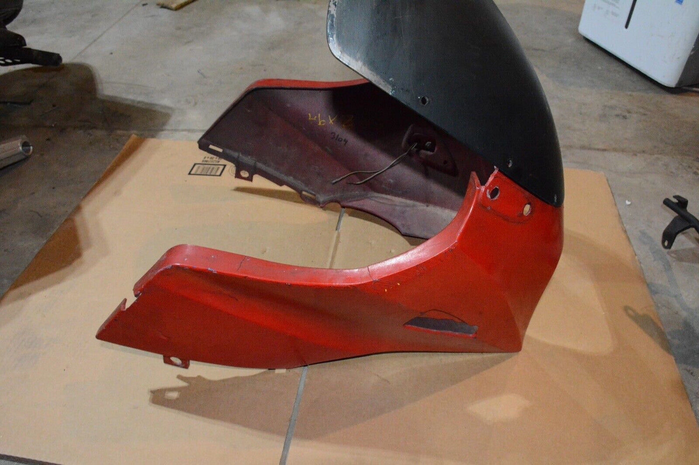 83-85 Kawasaki ZX 9A front upper cowl fairing headlight cover