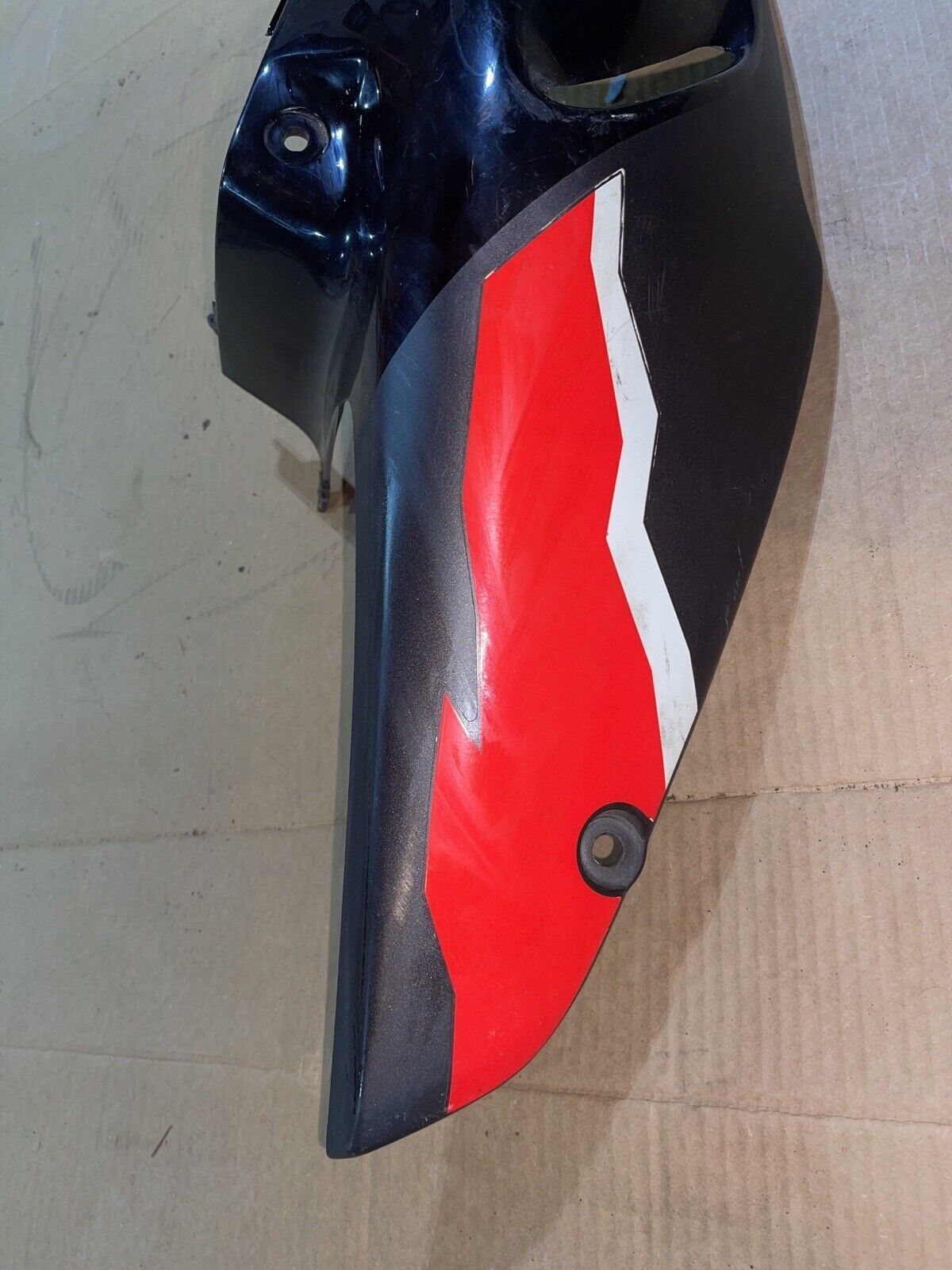 1998 98 Honda CBR900RR Rear Left Side Cover Tail Fairing Cowling Cowl Plastic