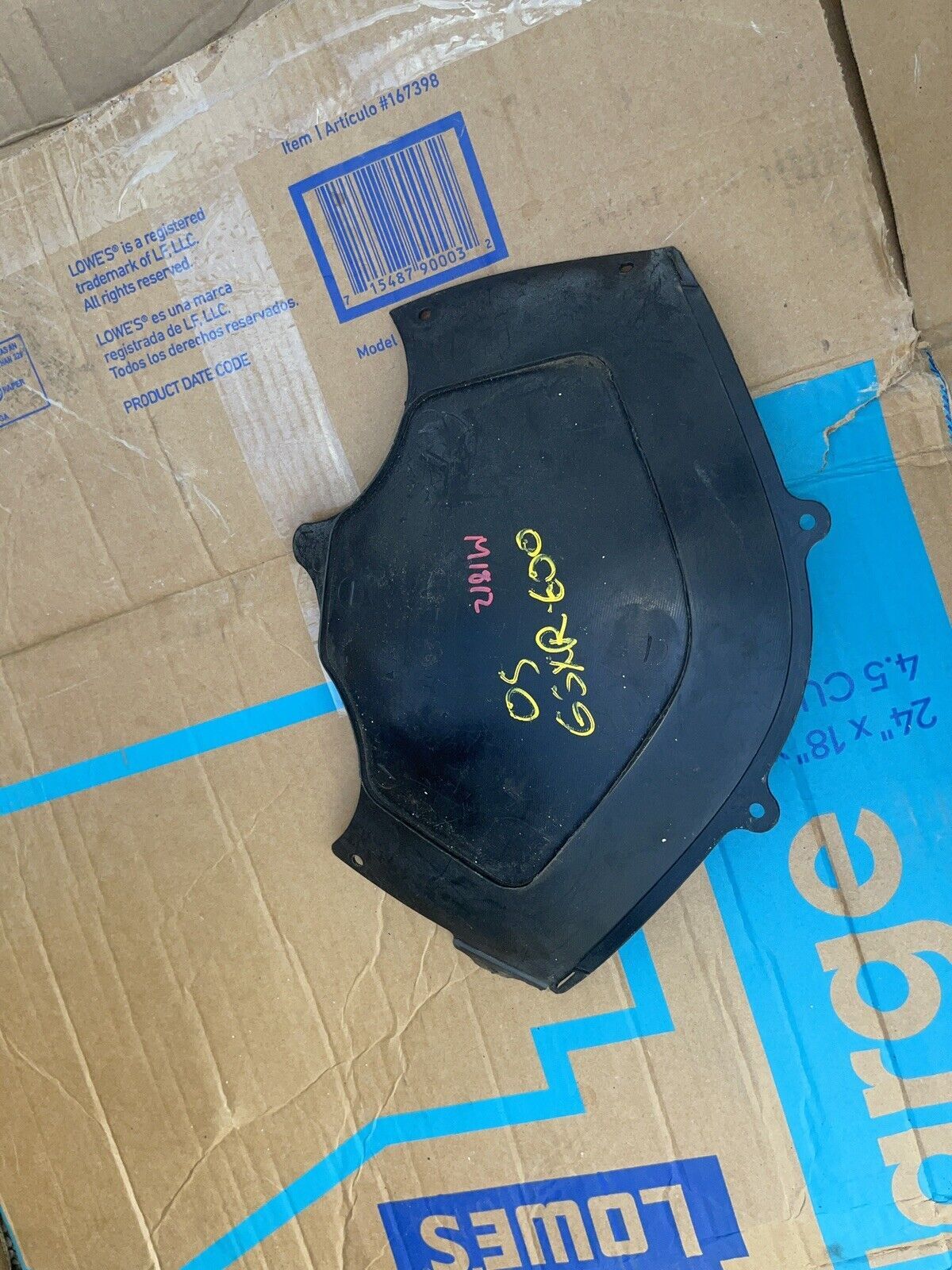 2005 Suzuki GSXR 600 Inner Nose Fairing Cowl Trim Cover 94419-29G01
