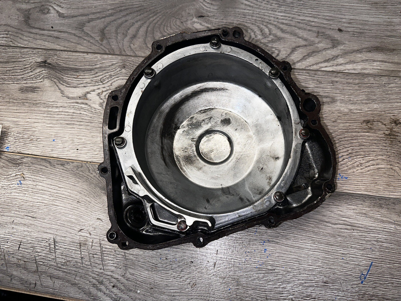 1994 91-95 Kawasaki ZX7R ZX750 Clutch Engine Motor Side Primary Drive Cover OEM