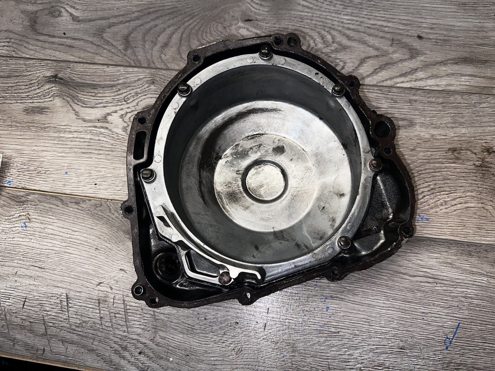 1994 91-95 Kawasaki ZX7R ZX750 Clutch Engine Motor Side Primary Drive Cover OEM