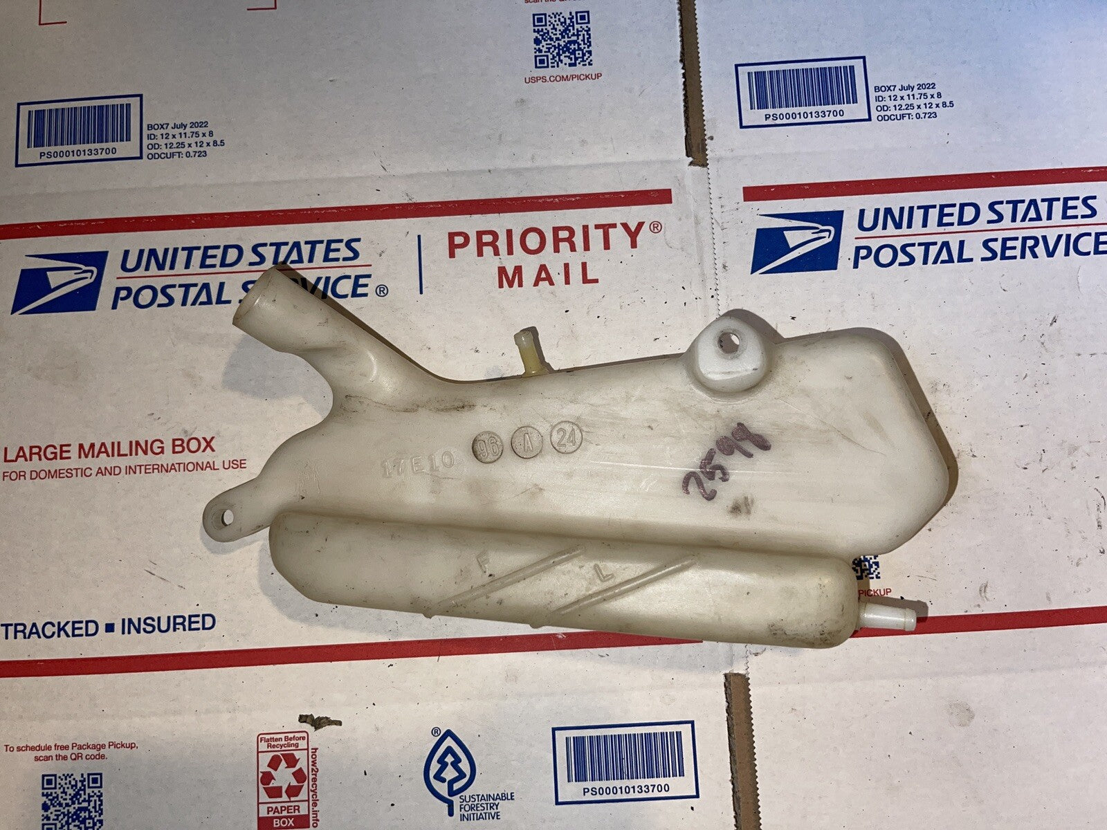 93 94 95 GSXR750W GSXR 750  COOLANT WATER TANK RESERVOIR BOTTLE