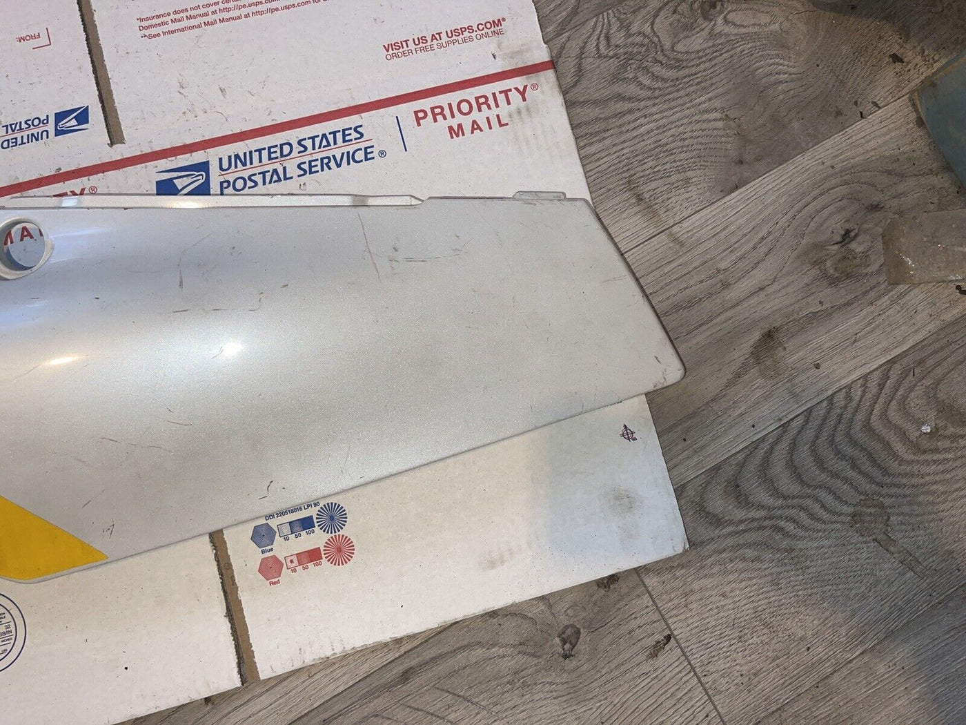 '95 FZR600 FZR 600 LEFT REAR TAIL FAIRING PLASTIC COVER COWL BLACK 1995 YAMAHA