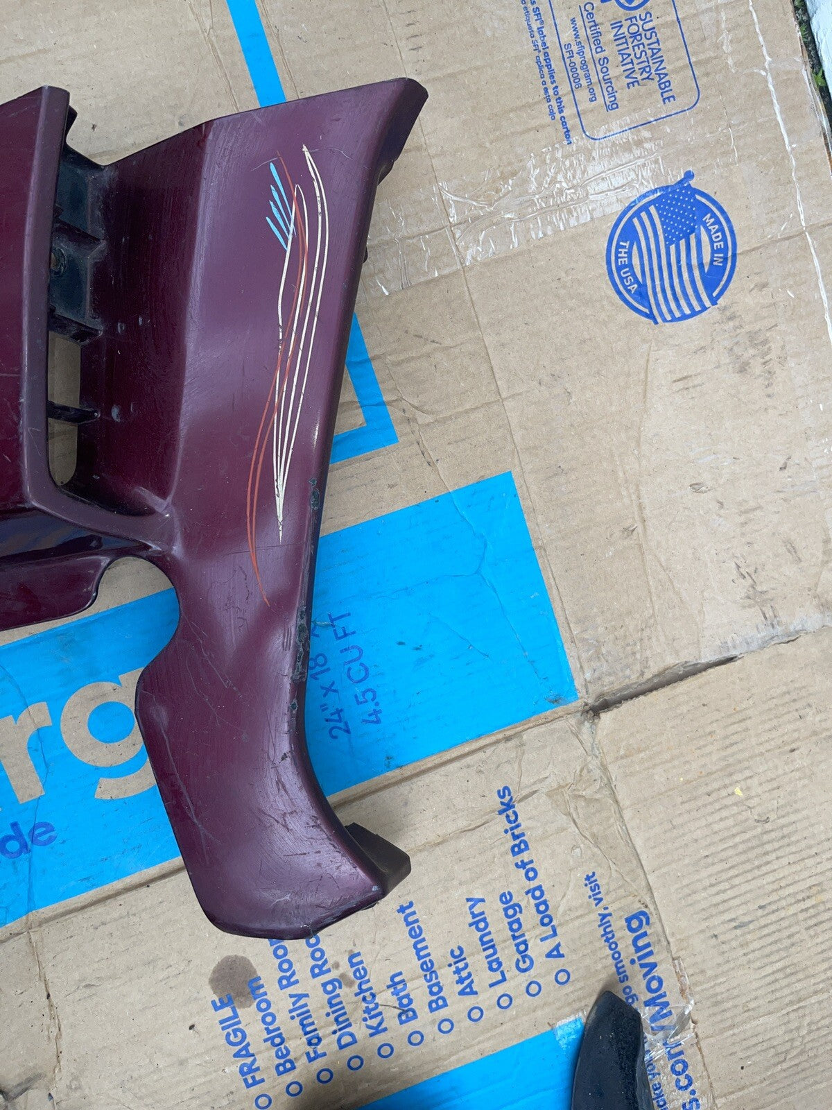 85 Honda Goldwing 1200 Gl1200a Right Frame Side Under Cover Cowl Panel