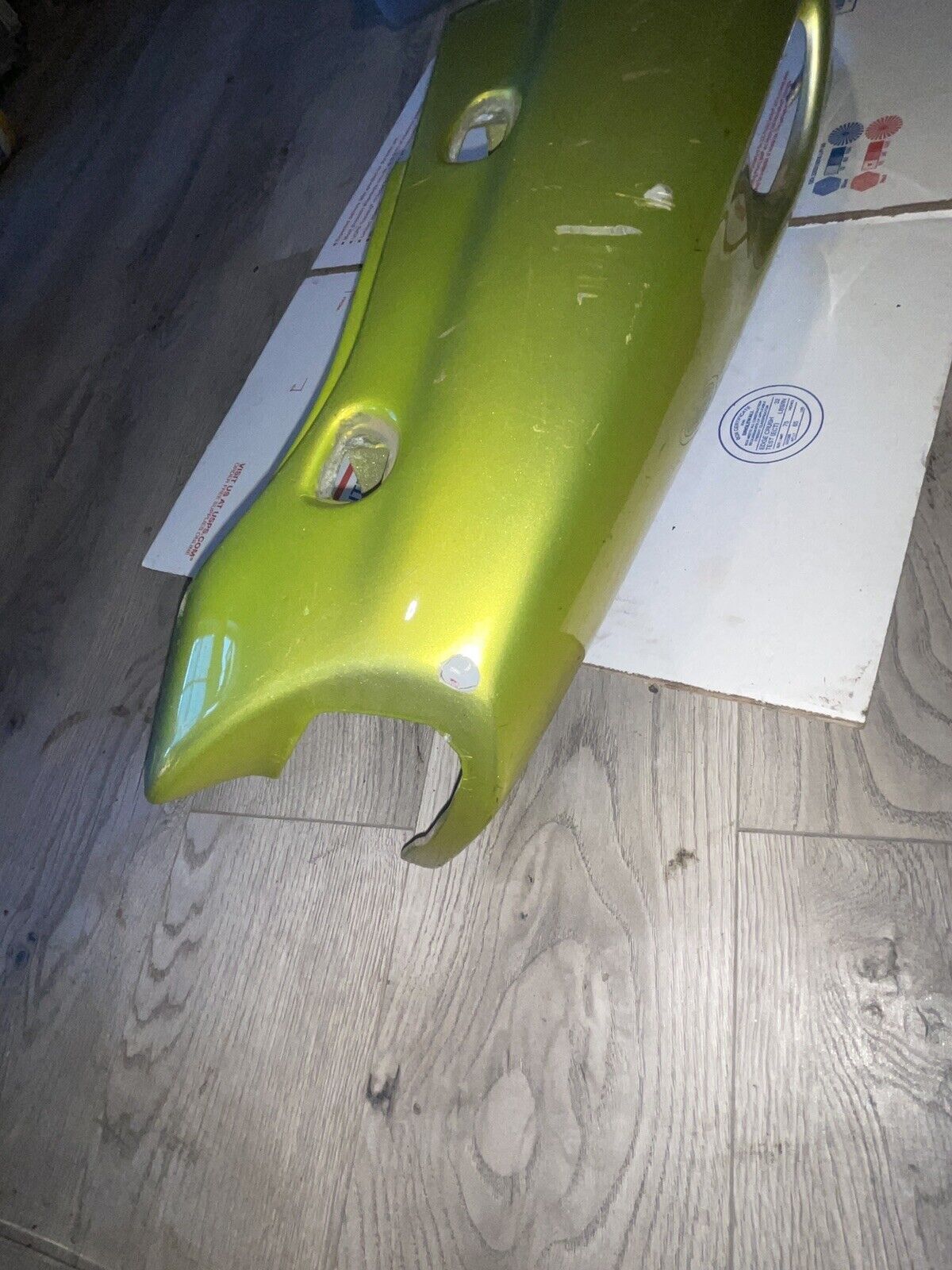 KAWASAKI 94 95 96 97 ZX9R NINJA 900 LEFT SIDE REAR TAIL FAIRING COVER PLASTIC OE