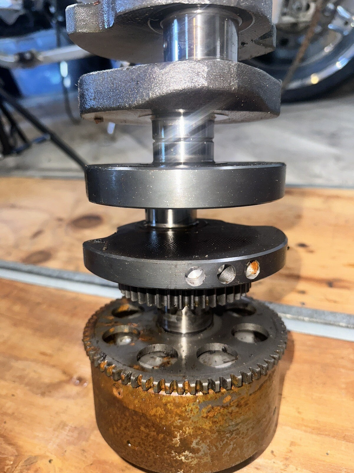 2006 06-08 Kawasaki Ninja 650R EX650R Crankshaft Crank Shaft Connecting Rod Gear
