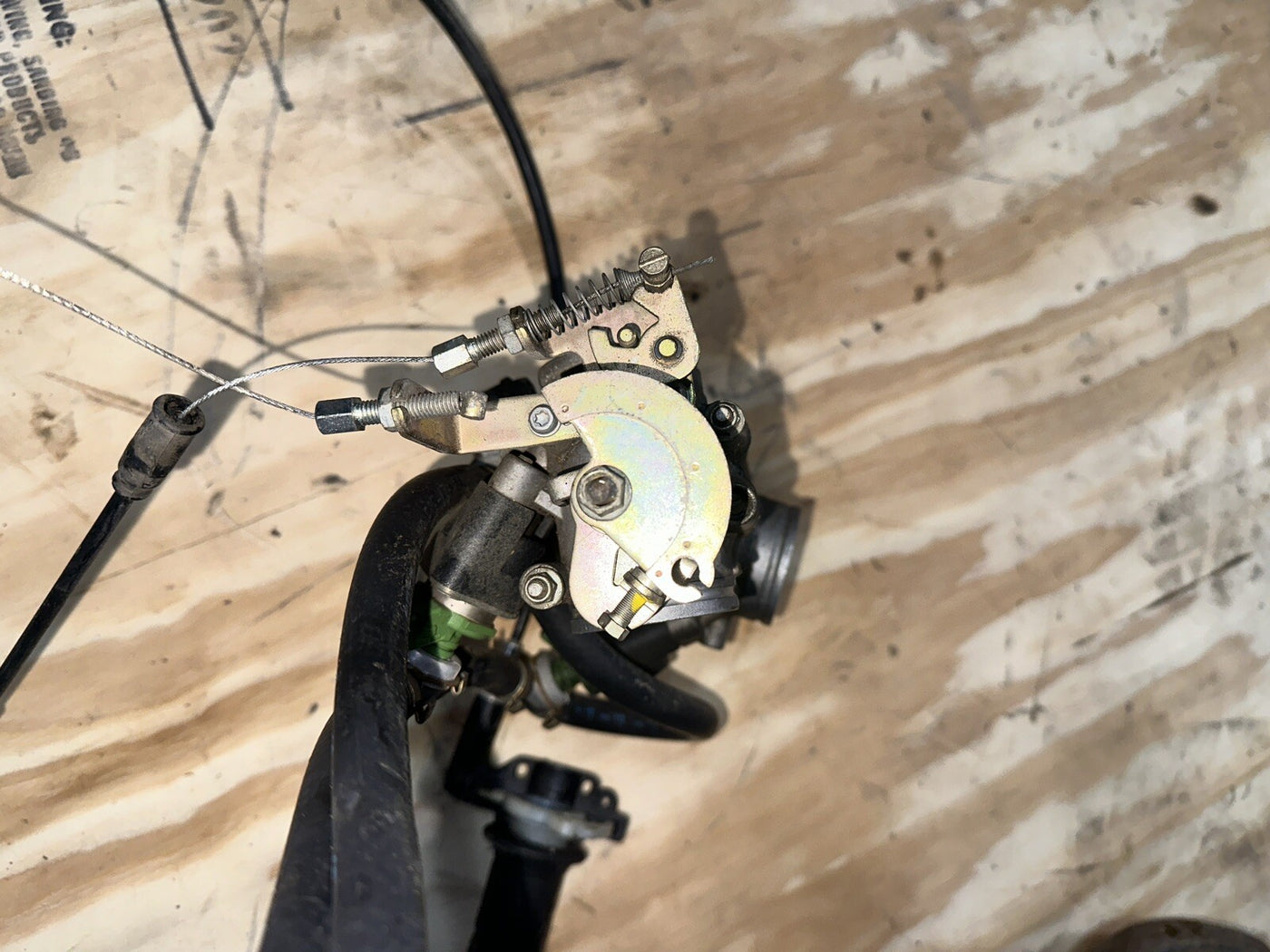 1999 99-01 Ducati 750SS OEM Throttle Bodies Intake Fuel Injectors Hoses