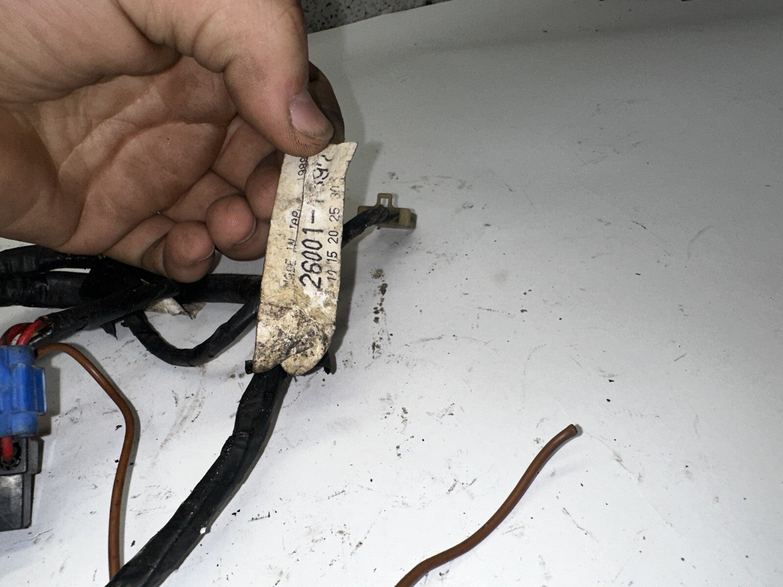 1989 Kawasaki Ninja ZX-10 ZX1000 B2 Front Wiring Harness OEM 26001-1897