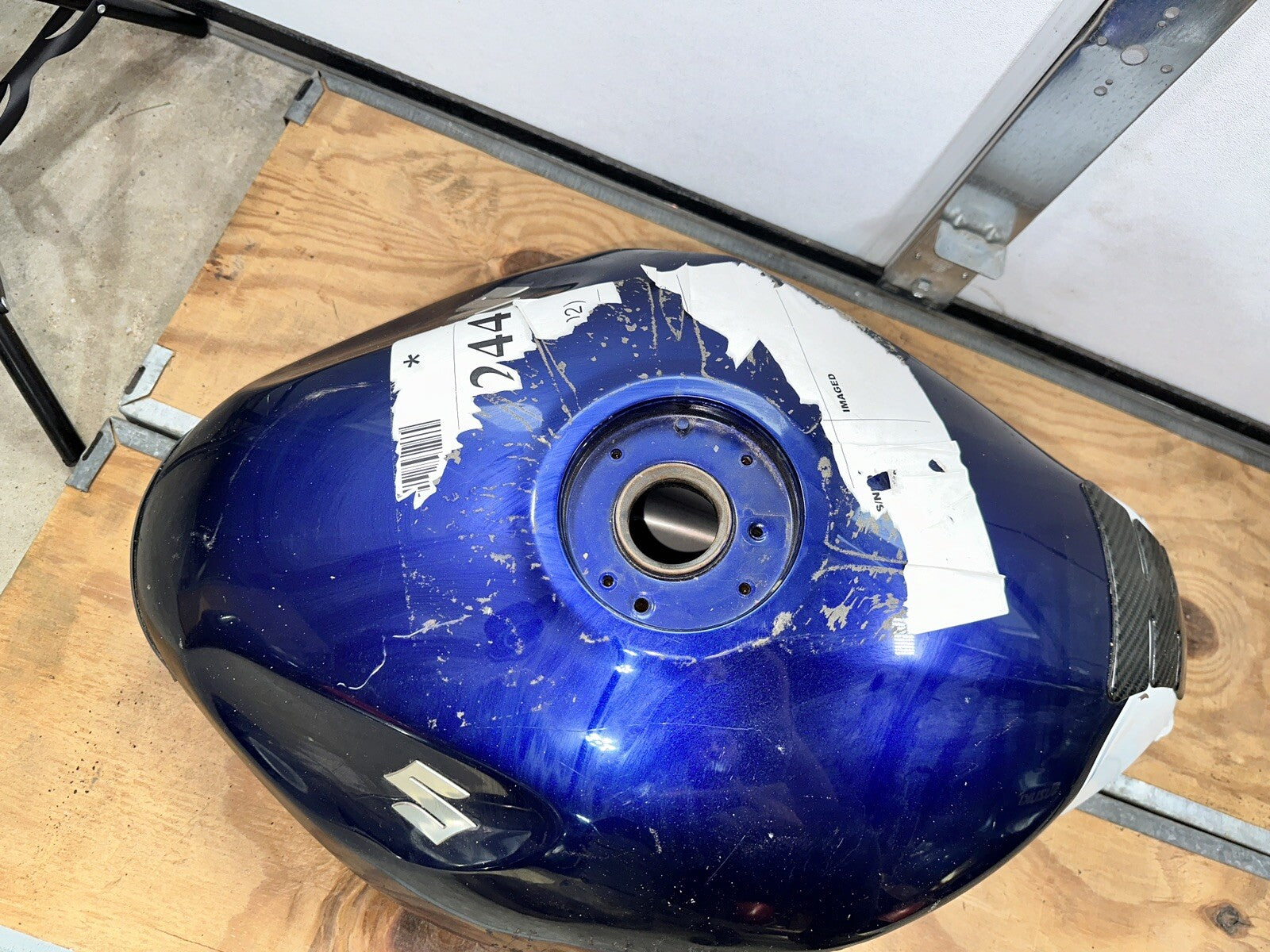 96-00 Bandit 1200S GAS TANK FUEL CELL PETROL RESERVOIR GREEN OEM