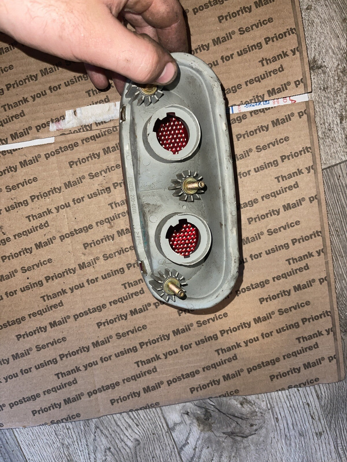 93-94 1993 Kawasaki ZX6R oem rear taillight brake light stop 