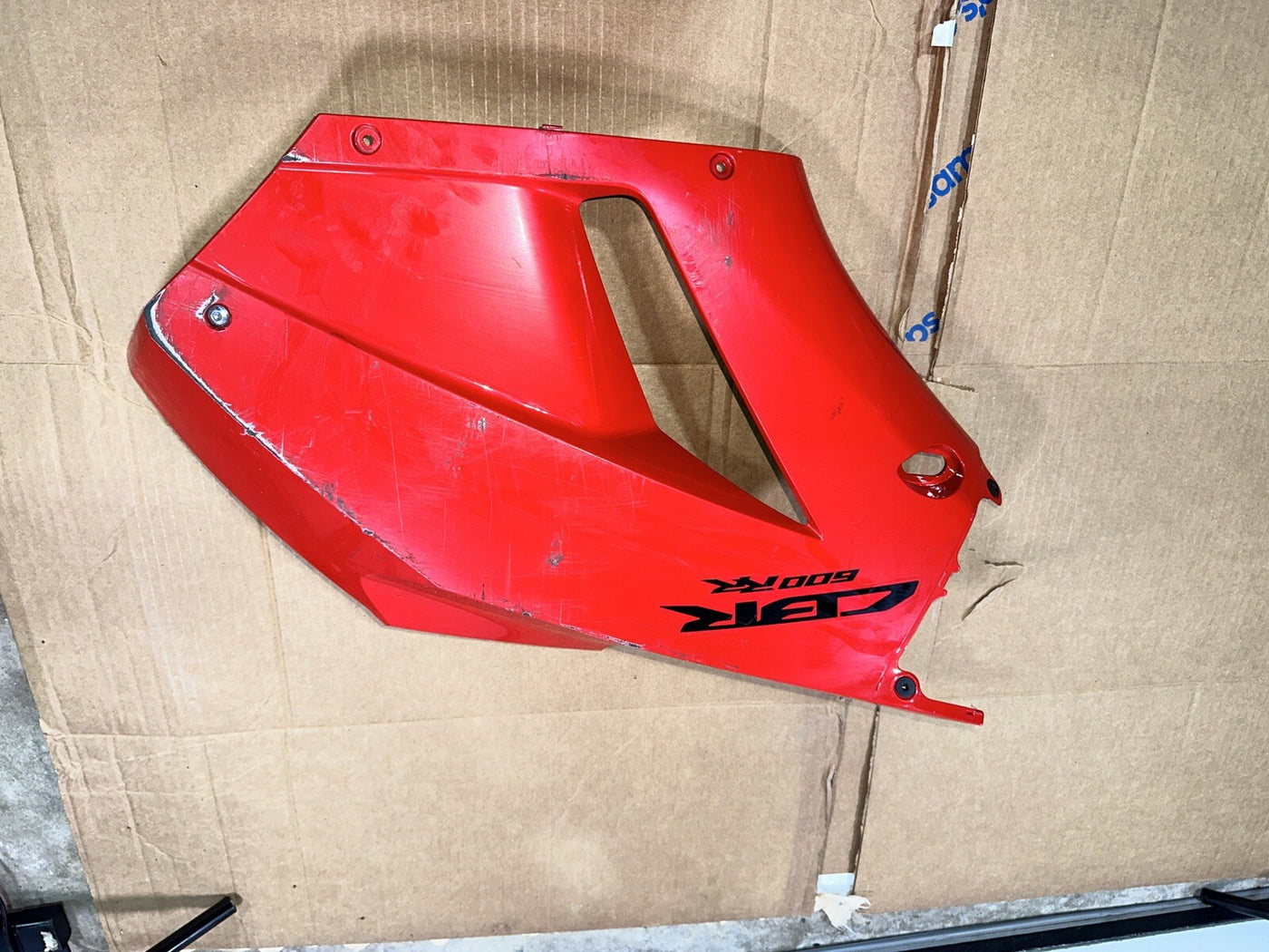 13-18 HONDA CBR600RR LEFT LOWER MID UPPER SIDE FAIRING COWL